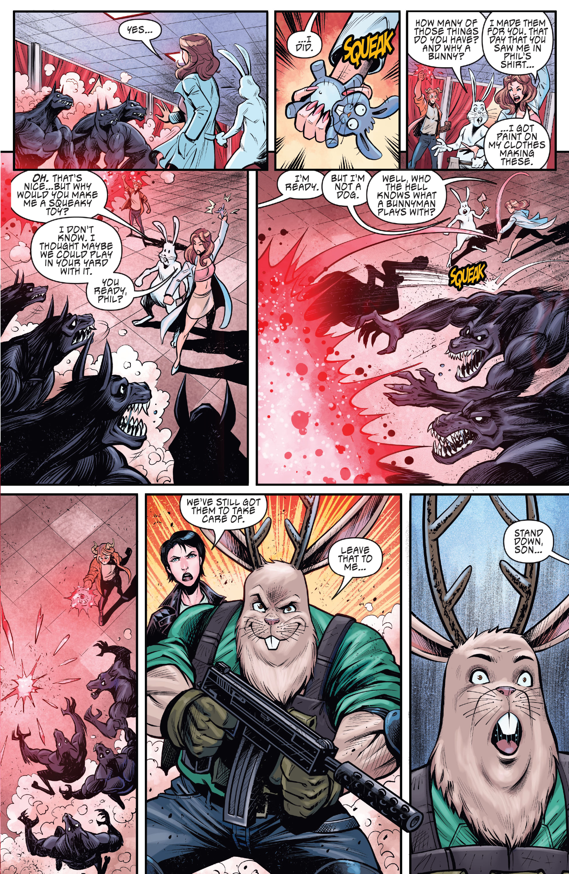 Read online Man Goat & the Bunnyman: Green Eggs & Blam comic -  Issue #3 - 29