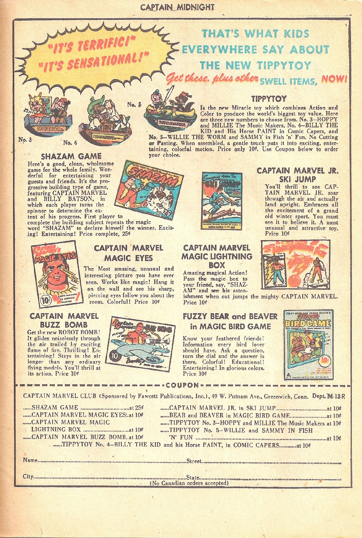 Read online Captain Midnight (1942) comic -  Issue #39 - 40