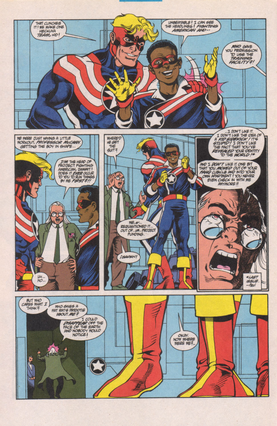 Read online Fighting American (1994) comic -  Issue #3 - 7