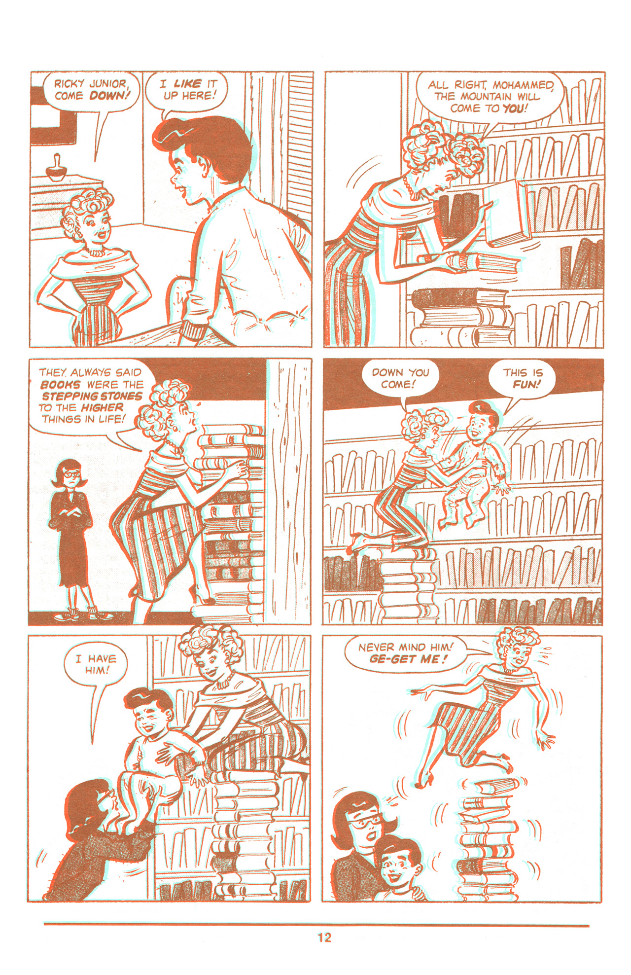 Read online I Love Lucy in 3-D comic -  Issue # Full - 14