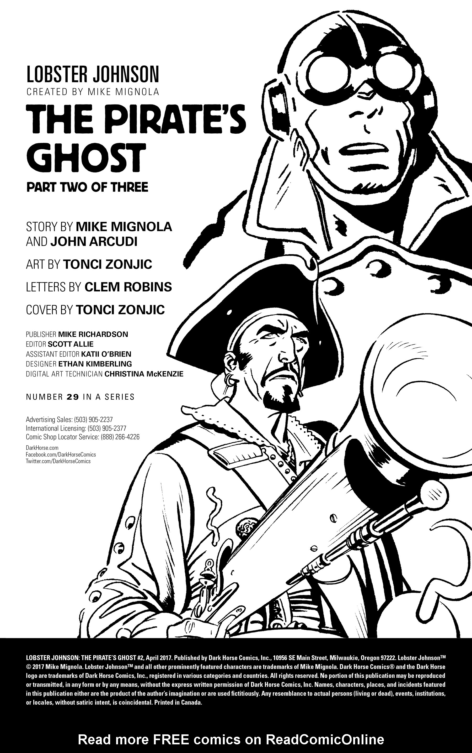 Read online Lobster Johnson: The Pirate's Ghost comic -  Issue #2 - 2