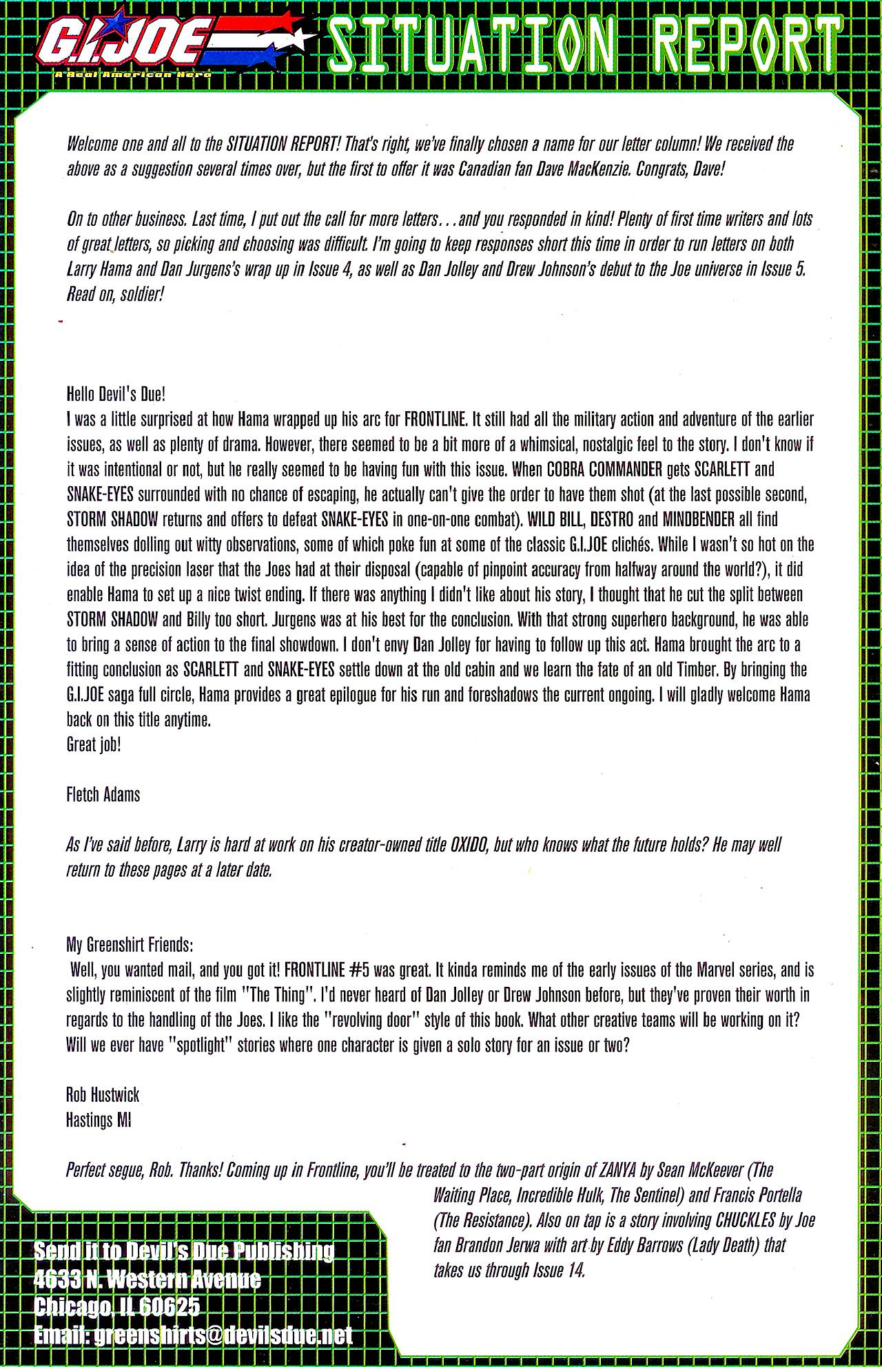 Read online G.I. Joe: Frontline comic -  Issue #7 - 23