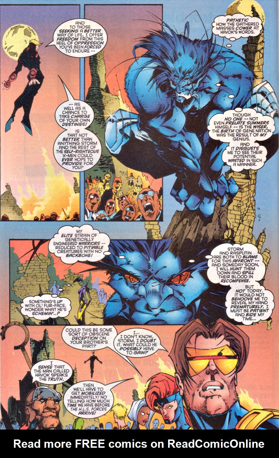 Read online X-Men Annual comic -  Issue #21 - 16