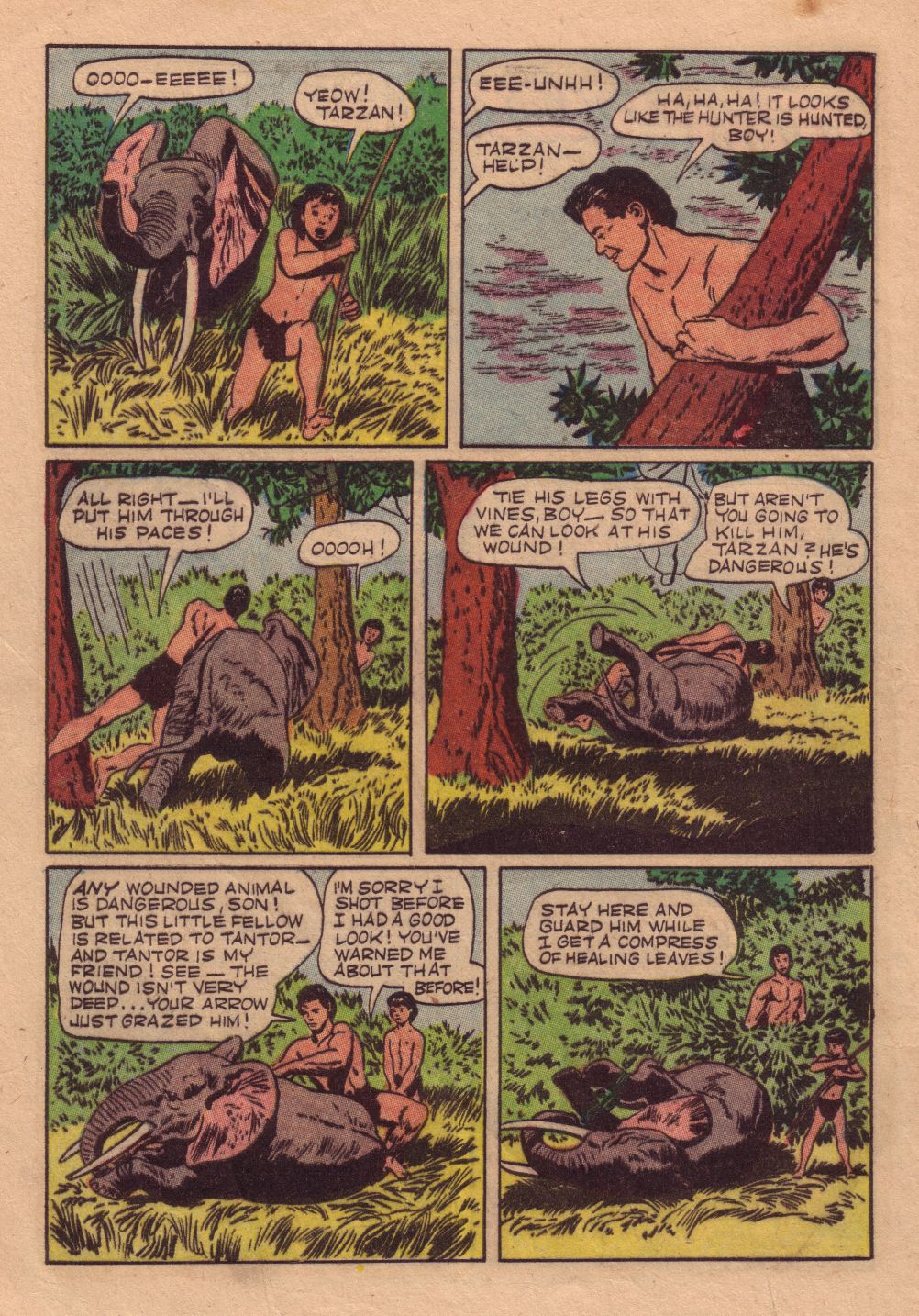 Read online Tarzan (1948) comic -  Issue #22 - 4