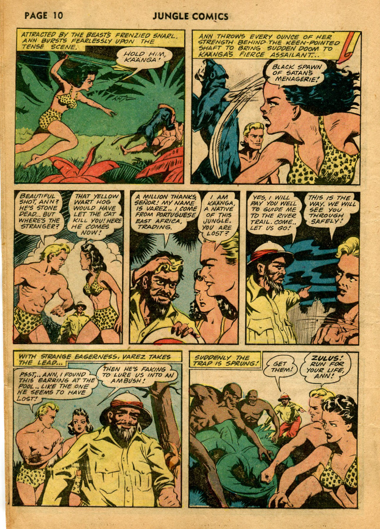 Read online Jungle Comics comic -  Issue #40 - 12