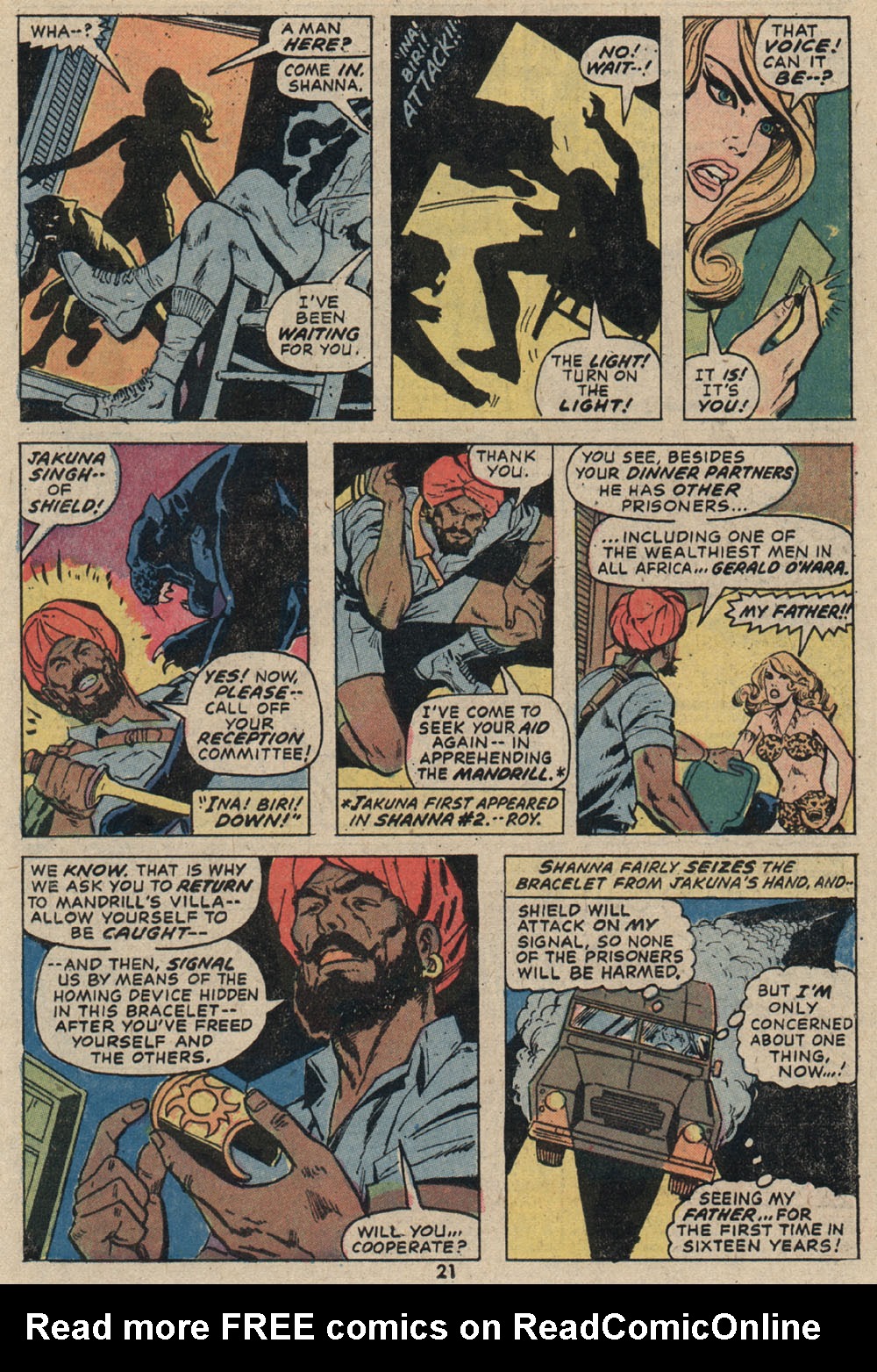 Read online Shanna, the She-Devil (1972) comic -  Issue #4 - 16