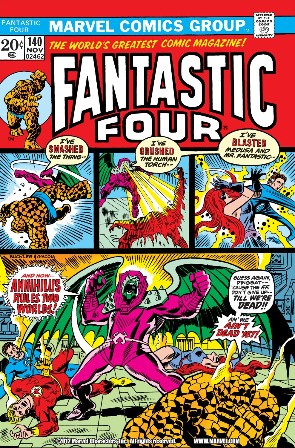Read online Fantastic Four (1961) comic -  Issue #140 - 1