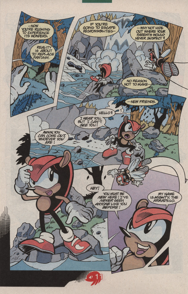 Read online Knuckles the Echidna comic -  Issue #14 - 16