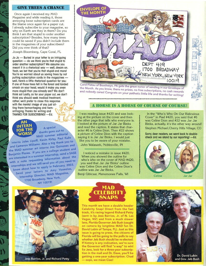 Read online MAD comic -  Issue #422 - 4