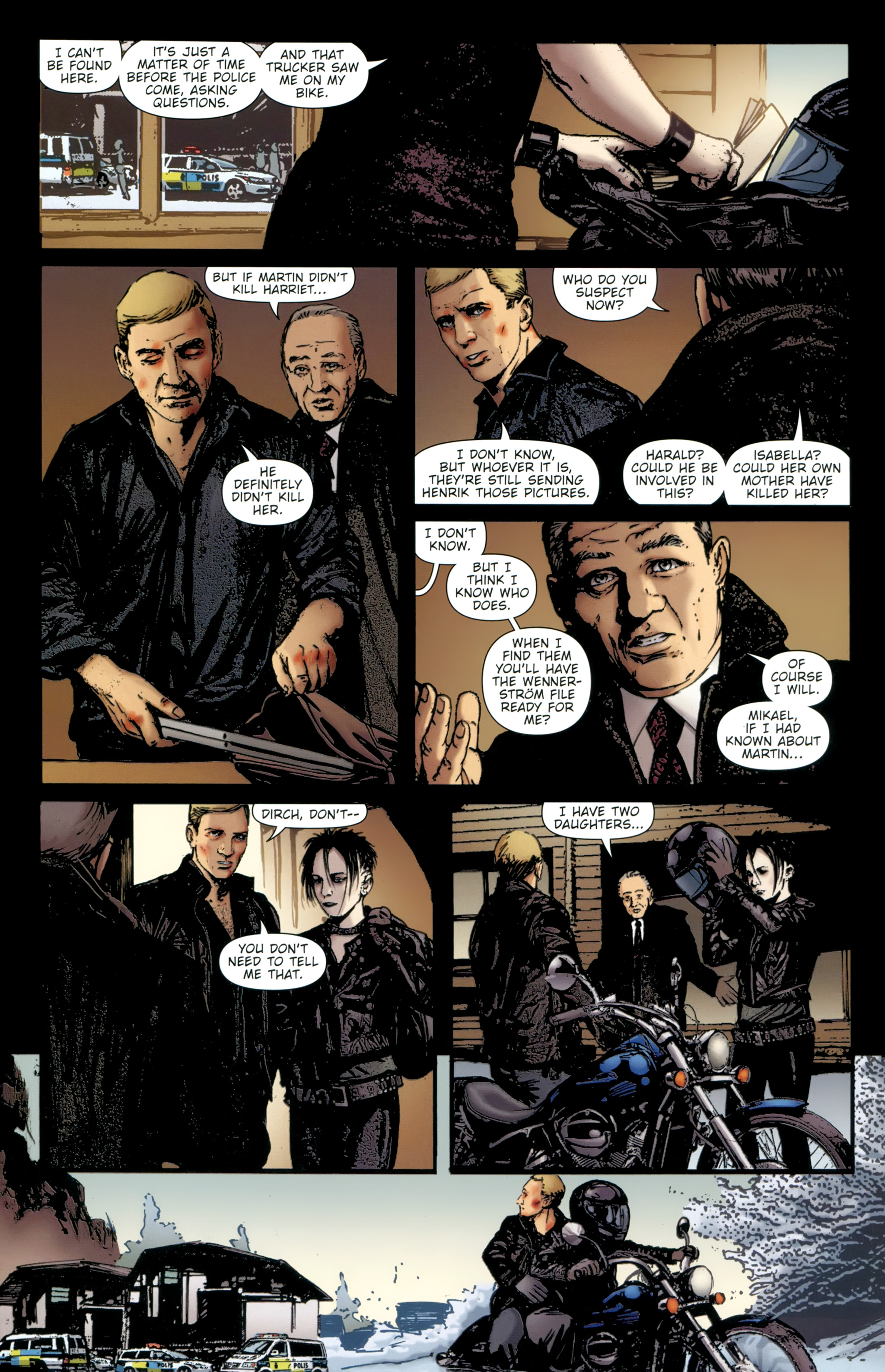 Read online The Girl With the Dragon Tattoo comic -  Issue # TPB 2 - 122