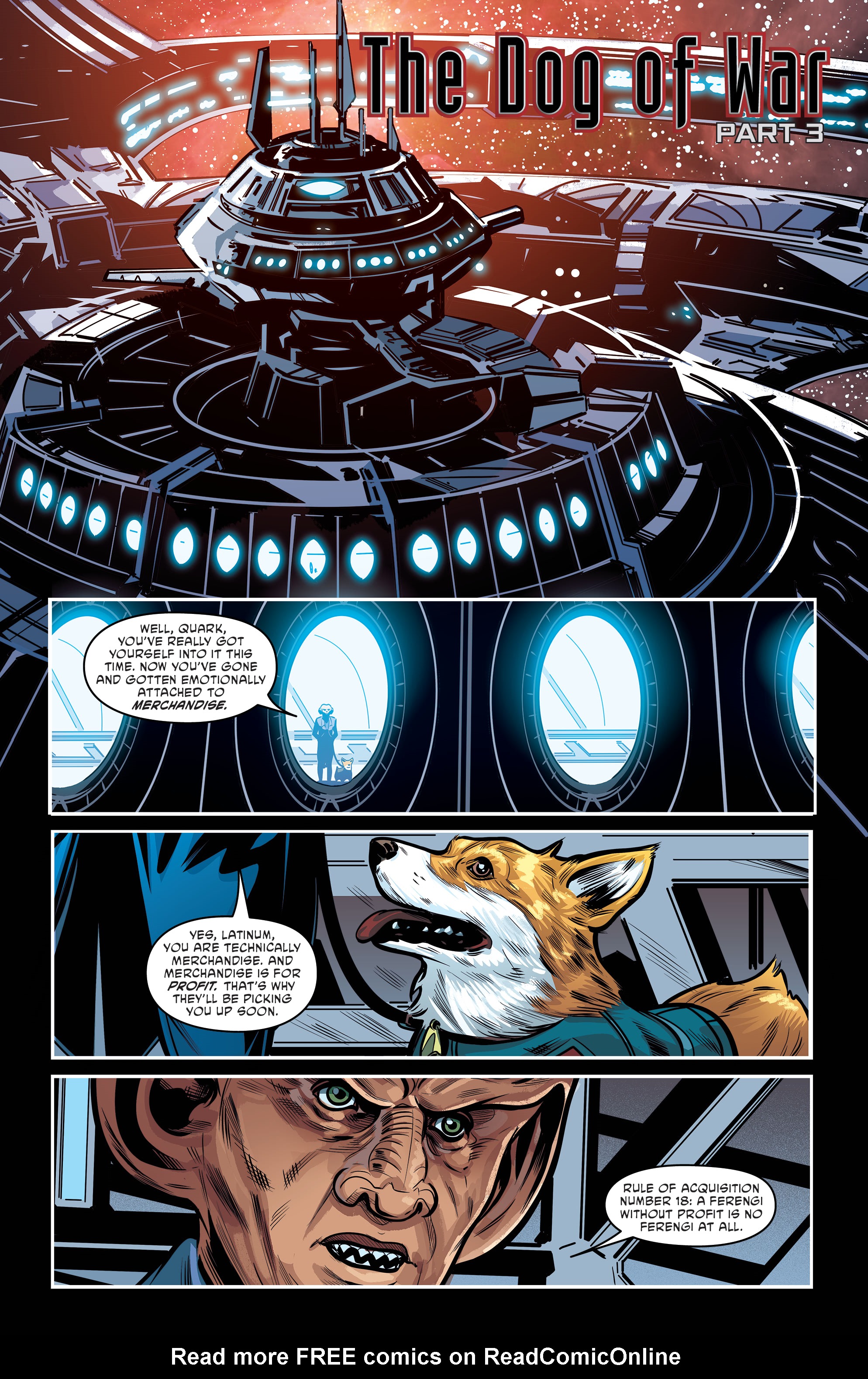 Read online Star Trek: Deep Space Nine - The Dog of War comic -  Issue #3 - 3