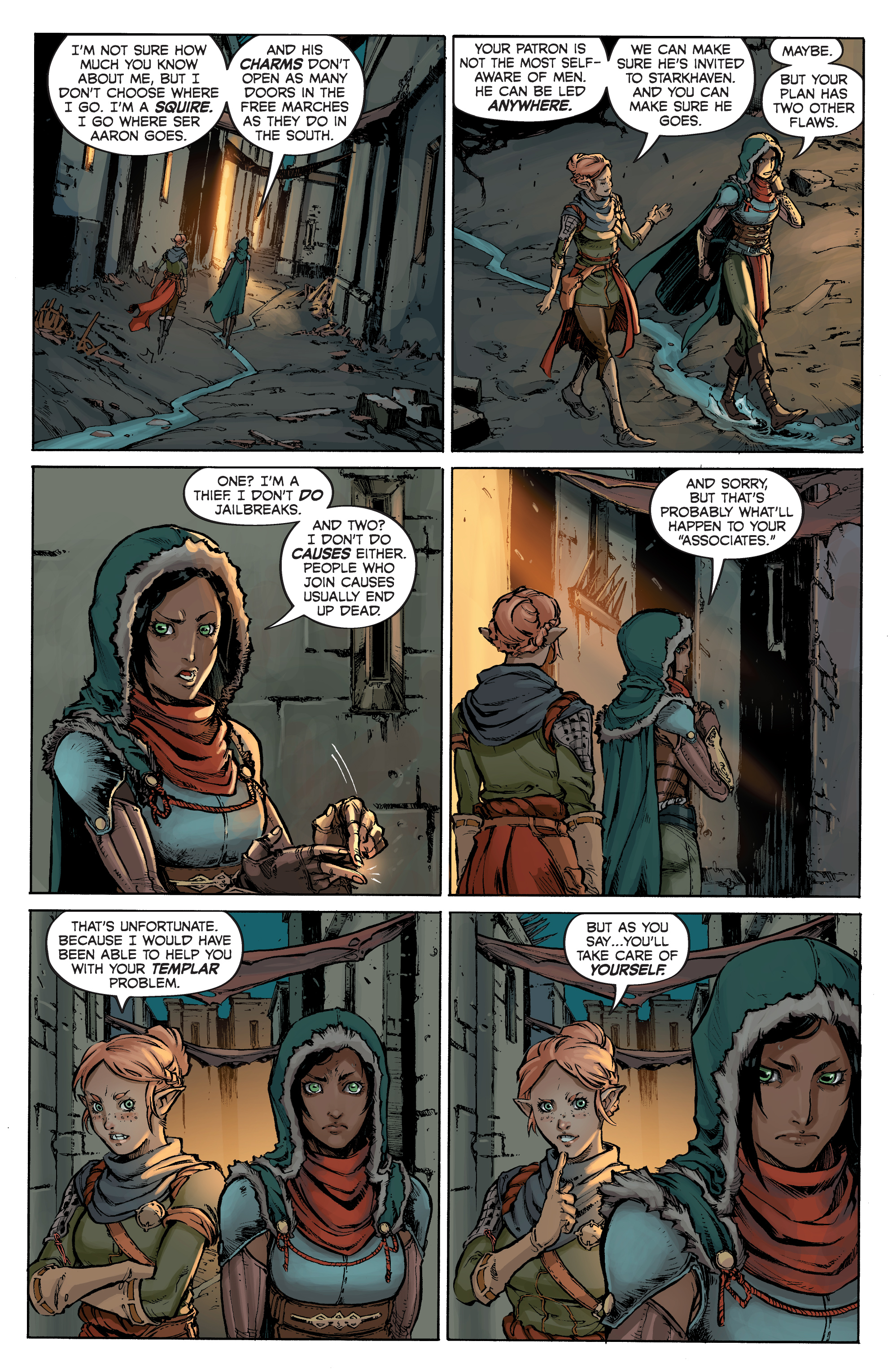 Read online Dragon Age: Knight Errant comic -  Issue #2 - 7