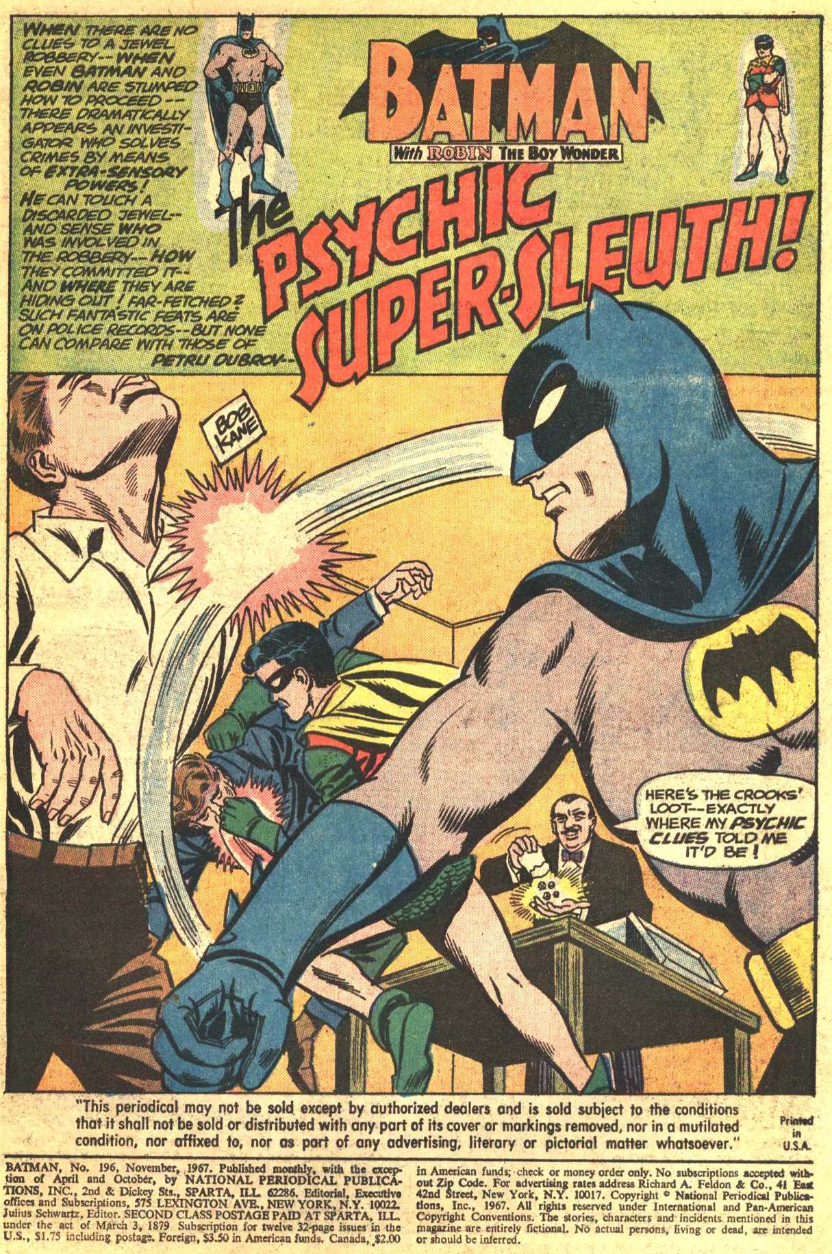Read online Batman (1940) comic -  Issue #196 - 3
