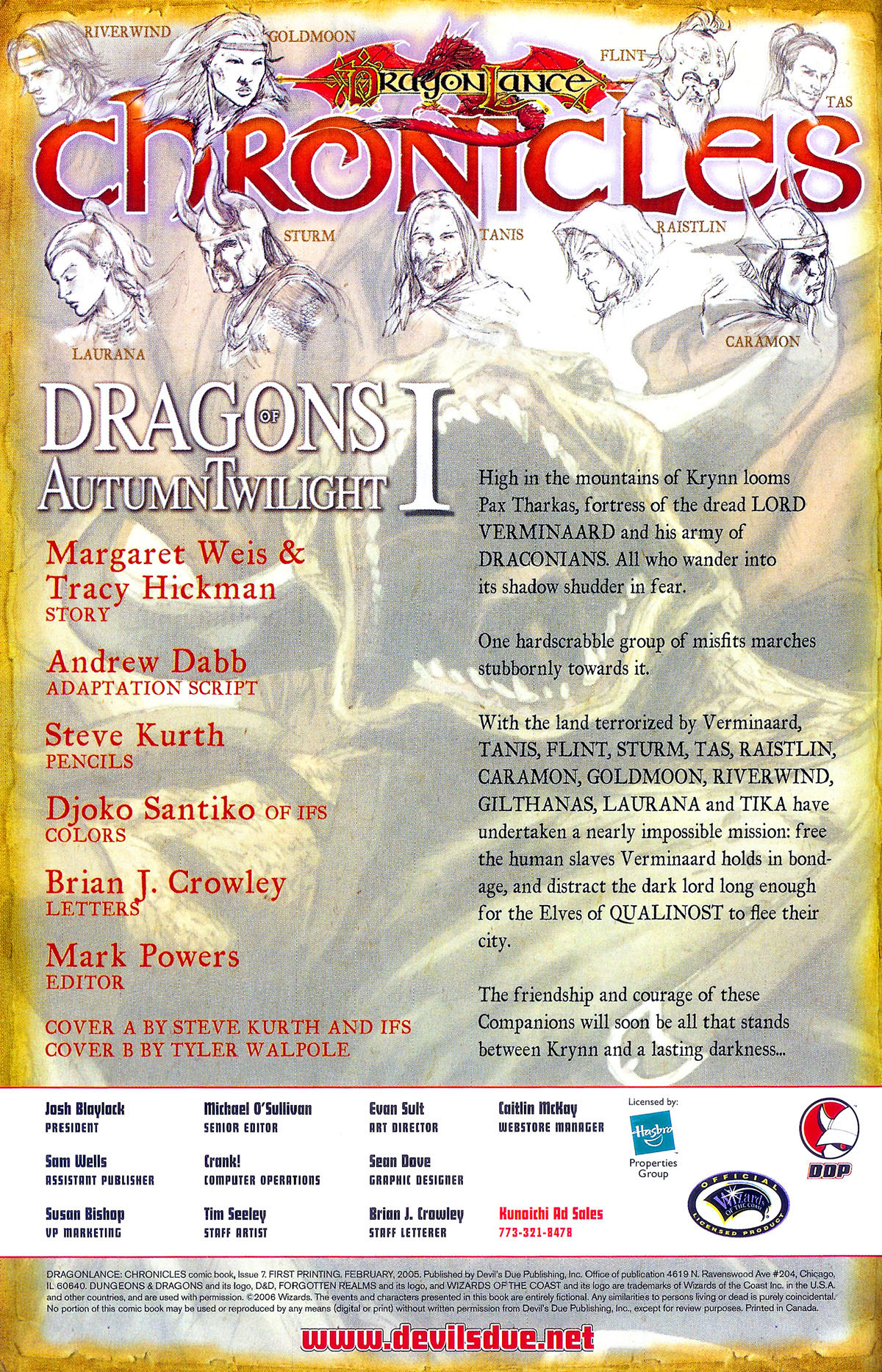 Read online Dragonlance Chronicles (2005) comic -  Issue #7 - 3