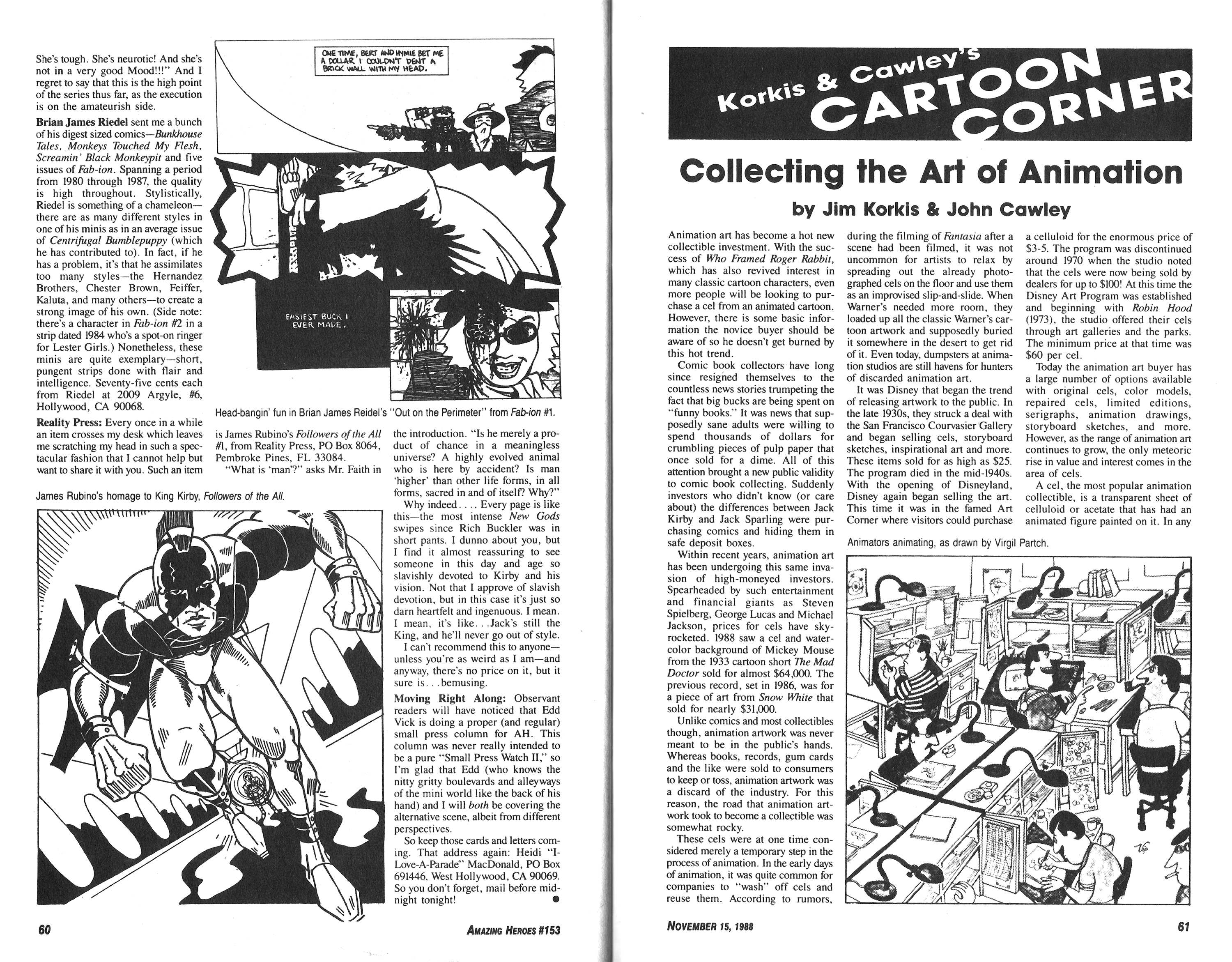 Read online Amazing Heroes comic -  Issue #153 - 31