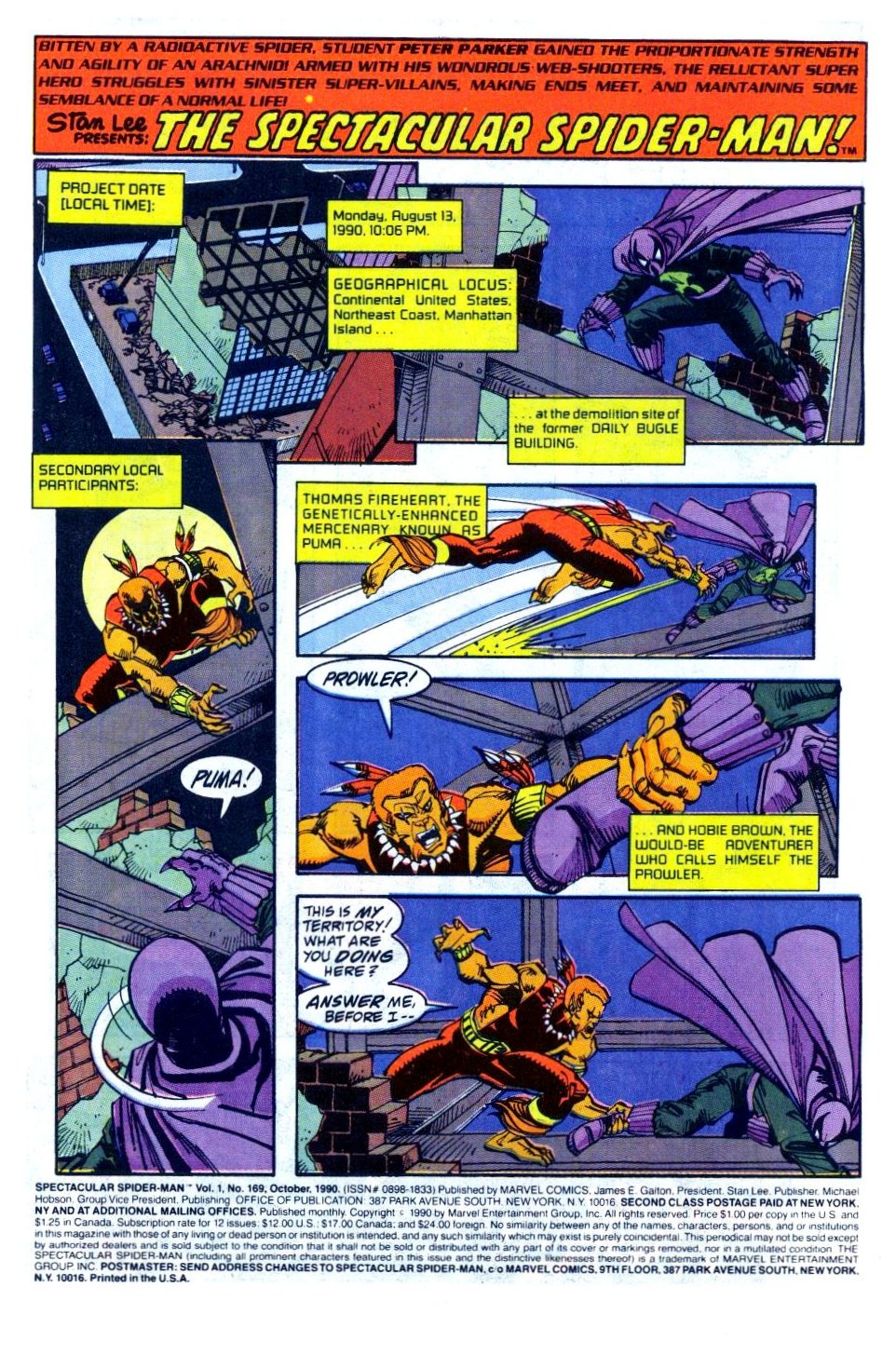 Read online The Spectacular Spider-Man (1976) comic -  Issue #169 - 2