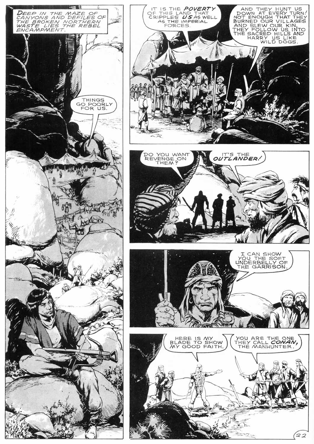 Read online The Savage Sword Of Conan comic -  Issue #153 - 25