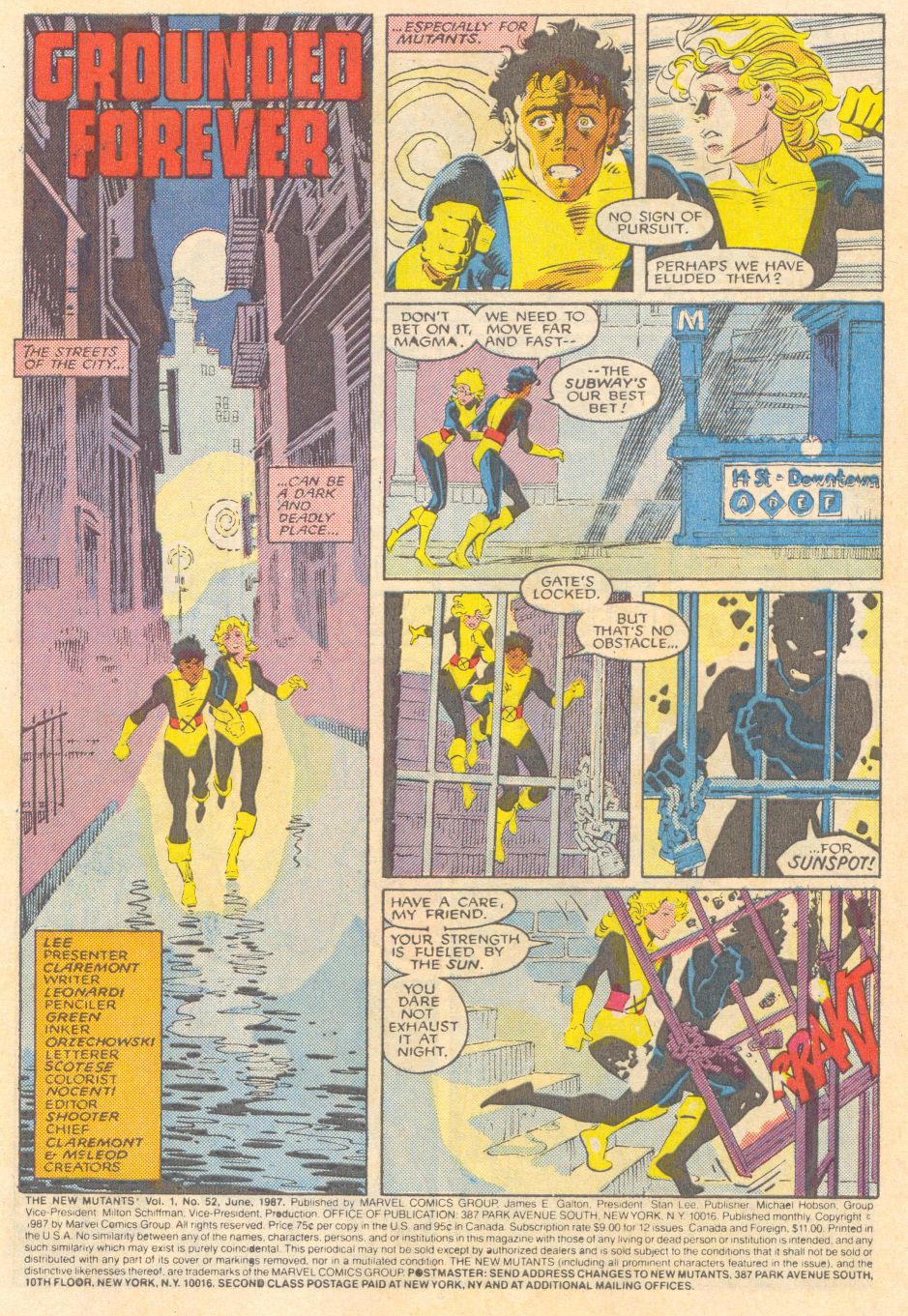 The New Mutants Issue #52 #59 - English 2