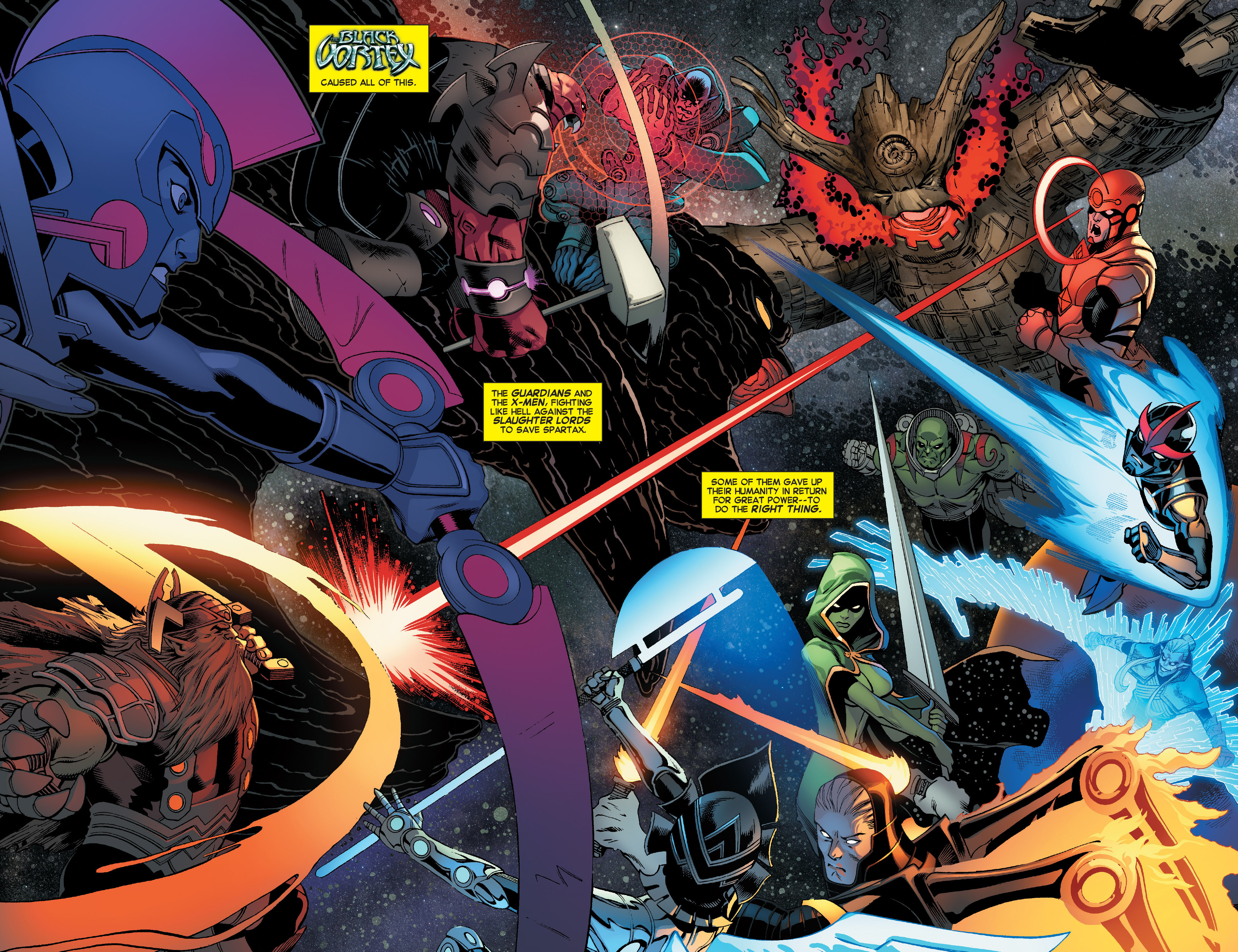 Read online Guardians of the Galaxy and X-Men: The Black Vortex Omega comic -  Issue # Full - 6