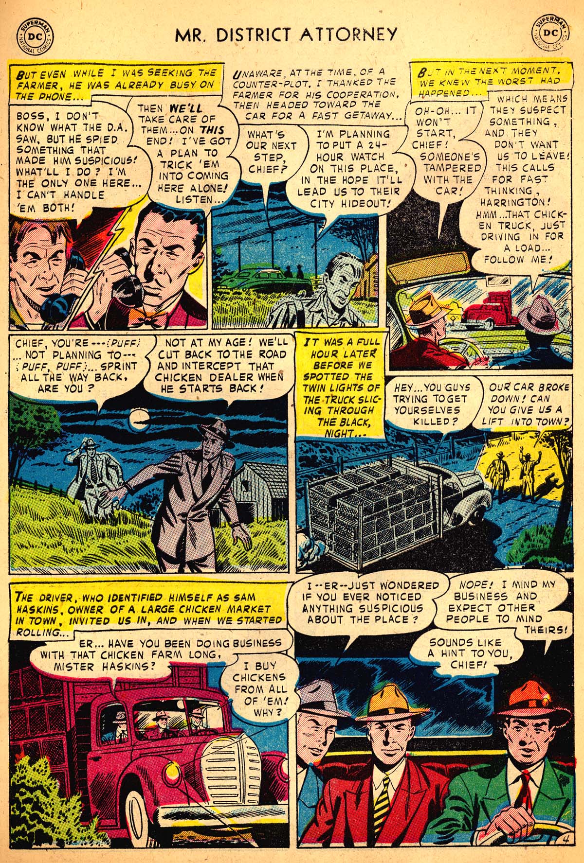 Read online Mr. District Attorney comic -  Issue #30 - 31