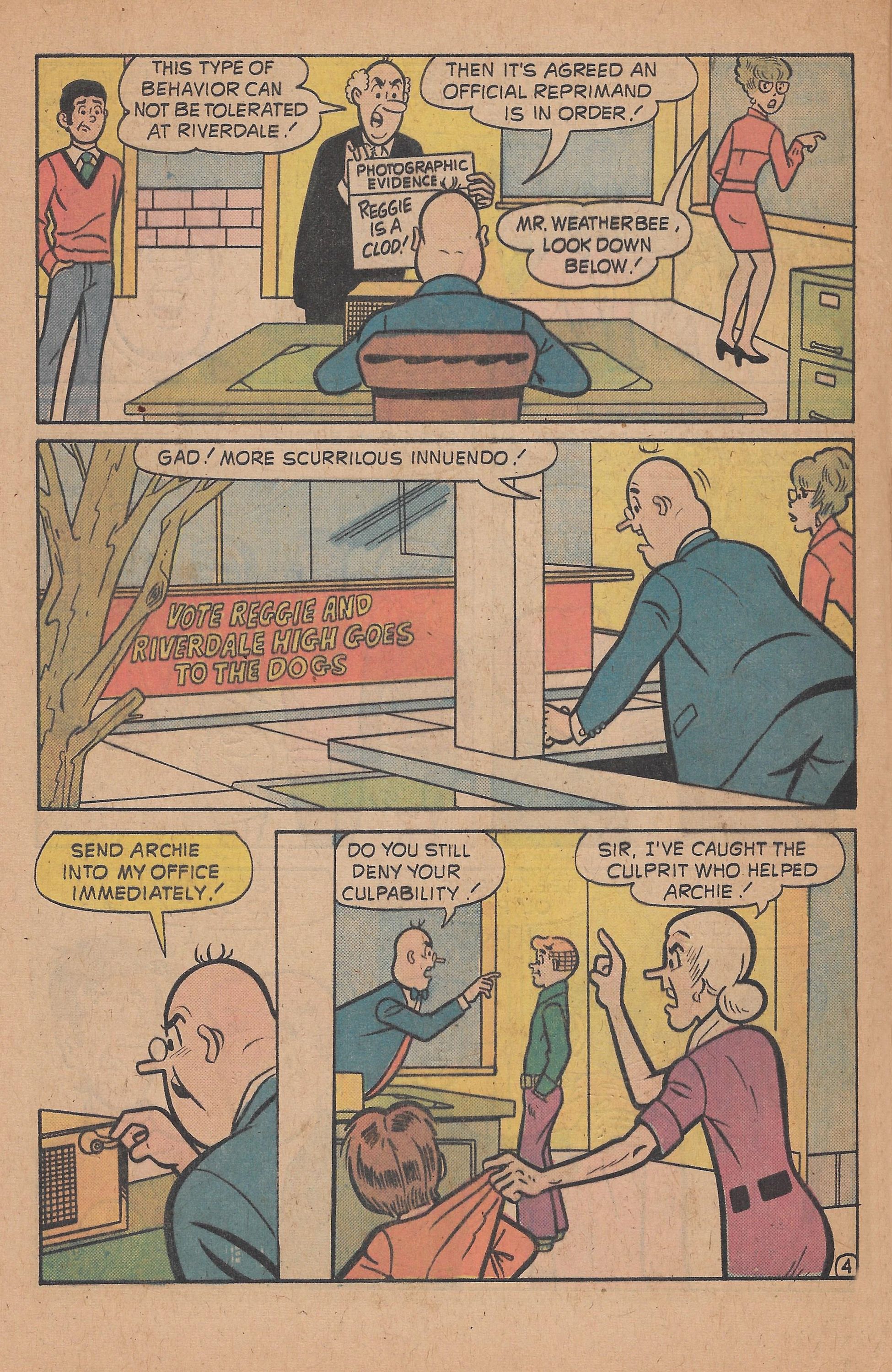 Read online Reggie and Me (1966) comic -  Issue #77 - 32