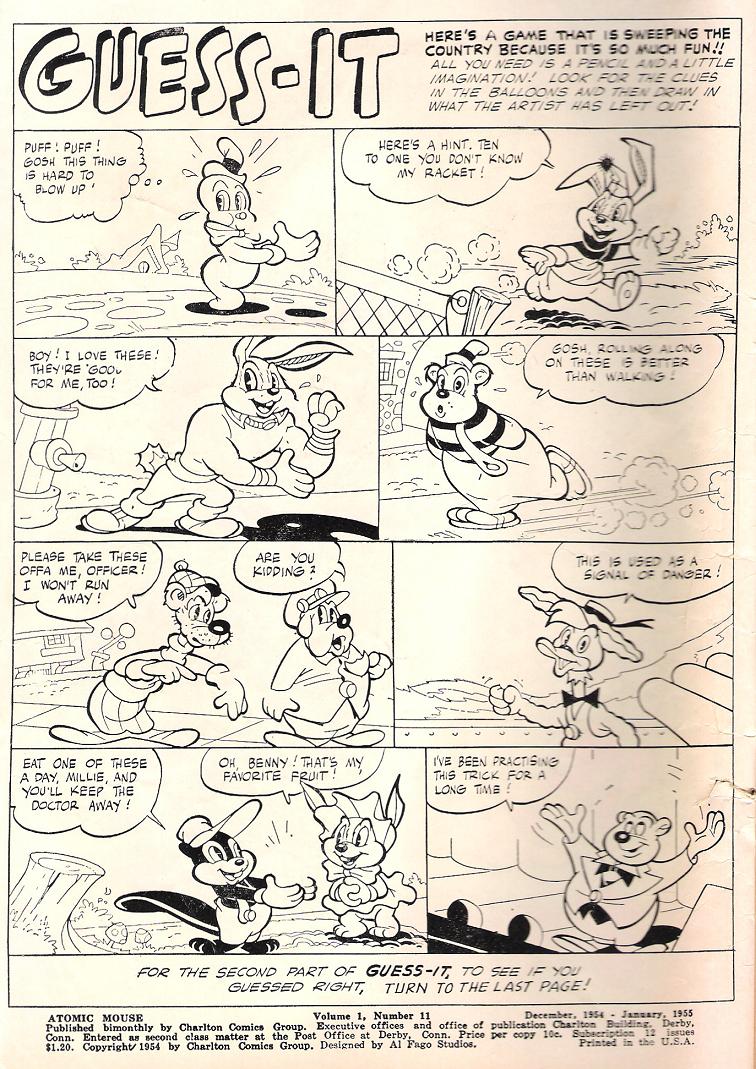 Read online Atomic Mouse comic -  Issue #11 - 2