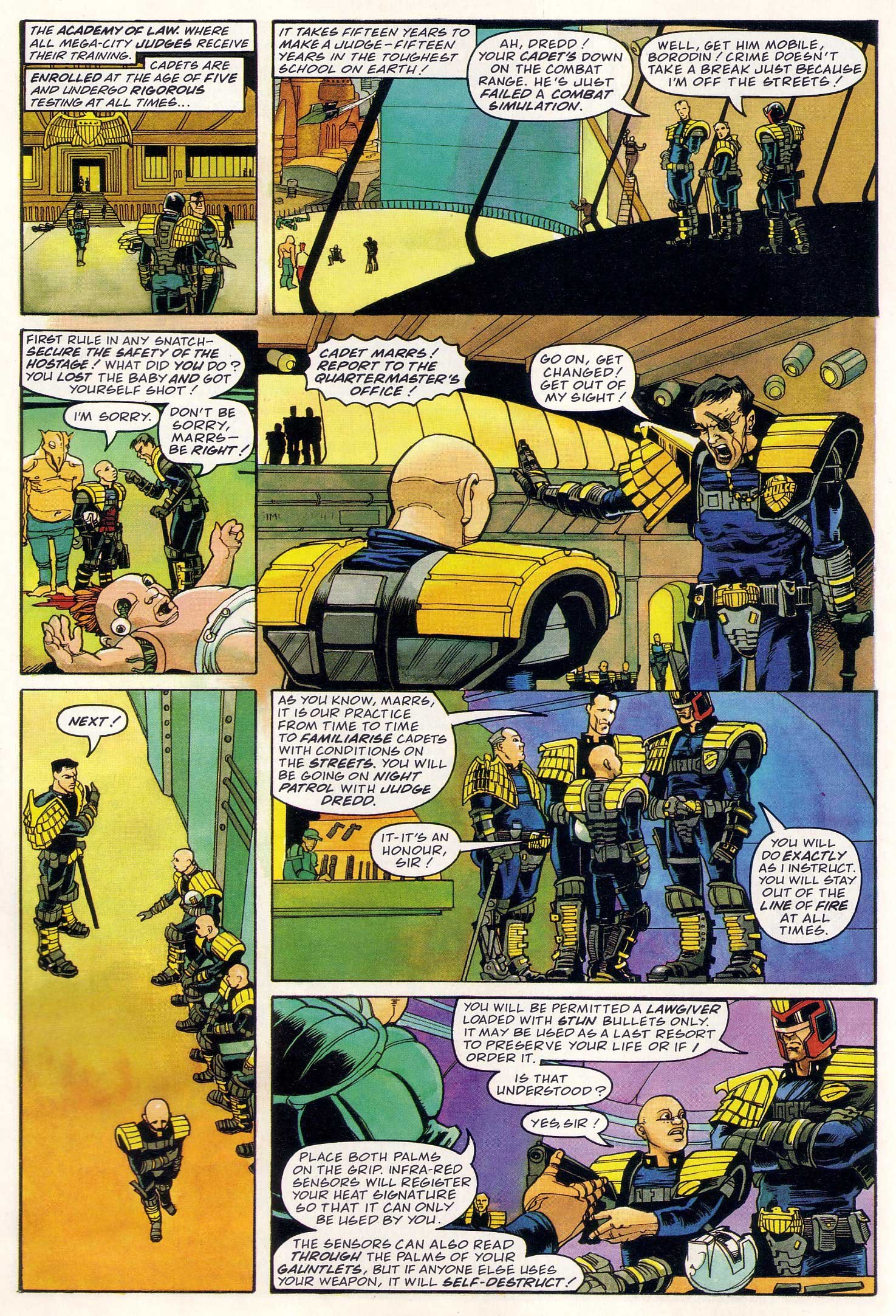 Read online Judge Dredd Lawman of the Future comic -  Issue #2 - 6