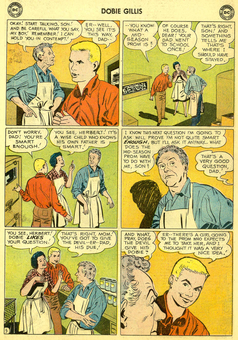 Read online Many Loves of Dobie Gillis comic -  Issue #1 - 7