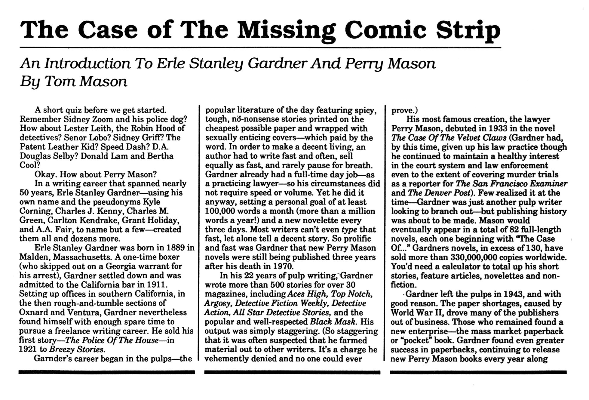 Read online Four Cases of Murder comic -  Issue # TPB - 4
