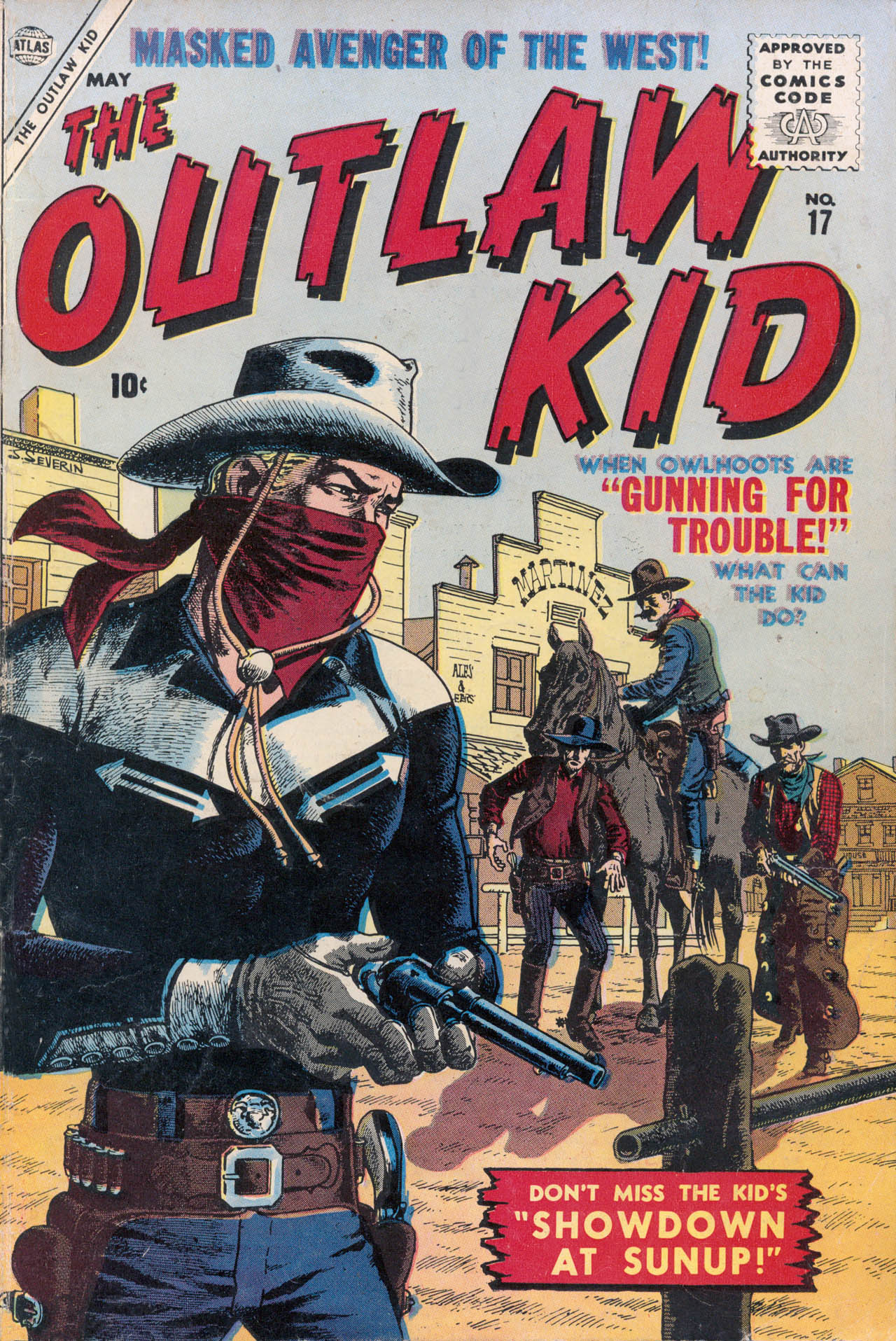 Read online The Outlaw Kid (1954) comic -  Issue #17 - 1