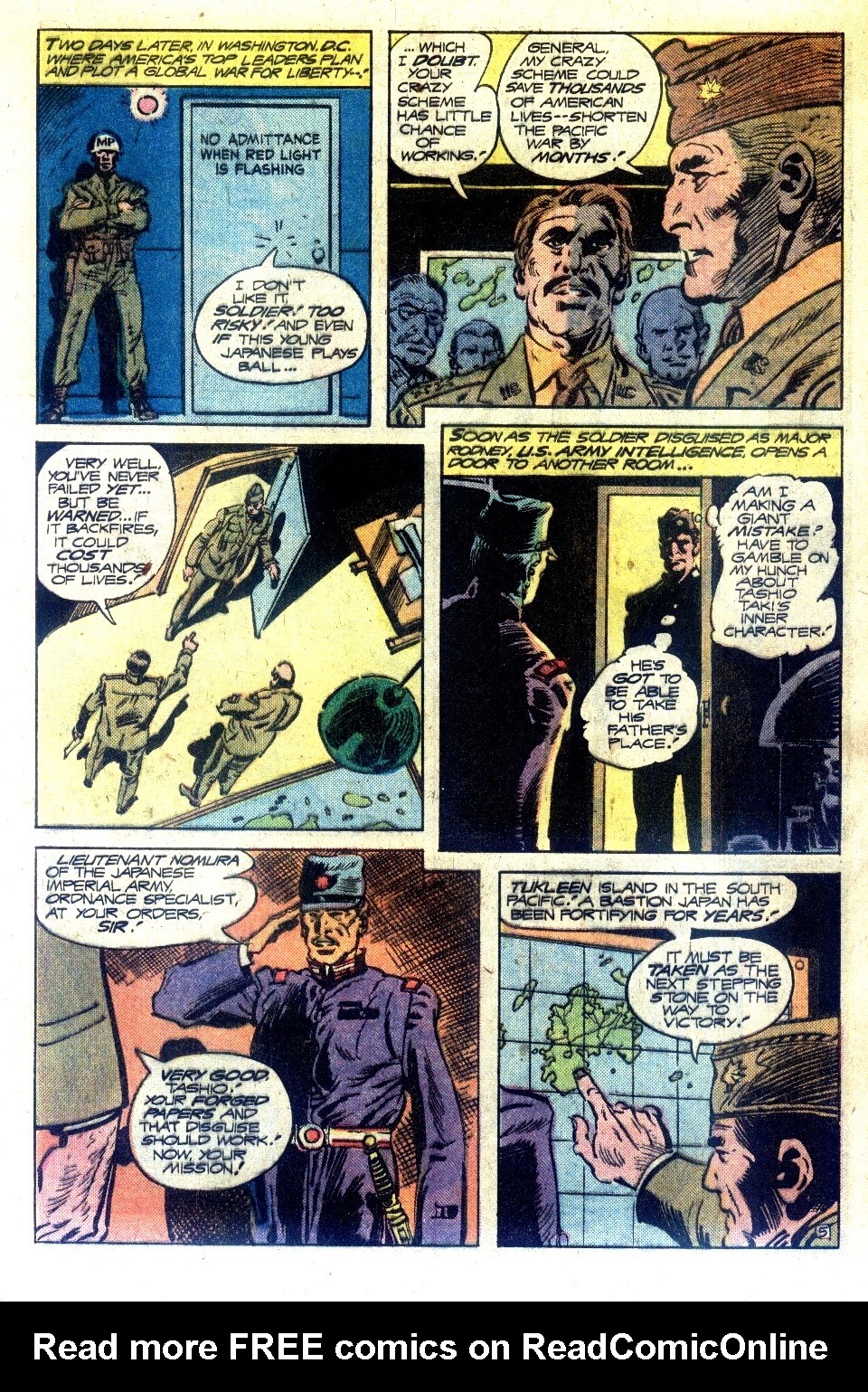 Read online Unknown Soldier (1977) comic -  Issue #236 - 9