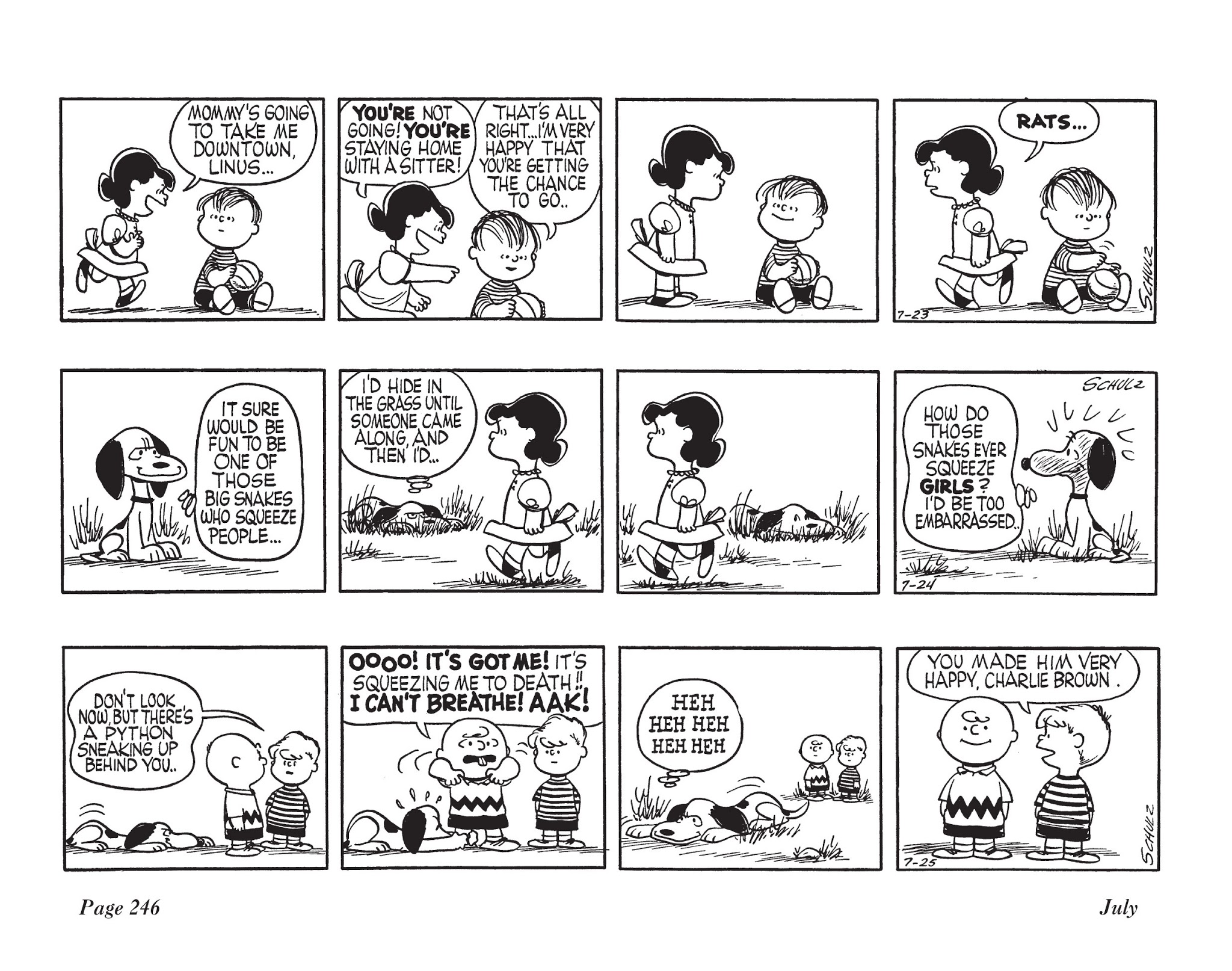 Read online The Complete Peanuts comic -  Issue # TPB 3 - 259