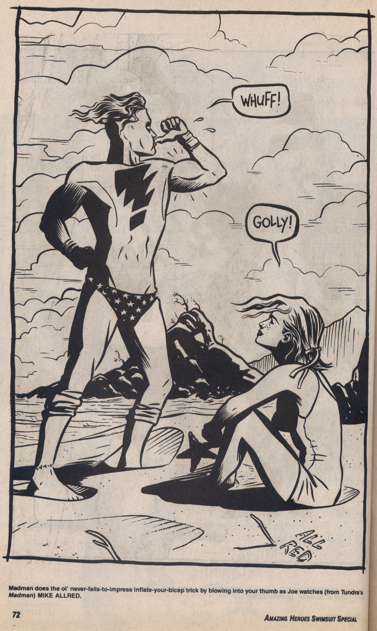 Read online Amazing Heroes Swimsuit Special comic -  Issue # TPB 3 - 71