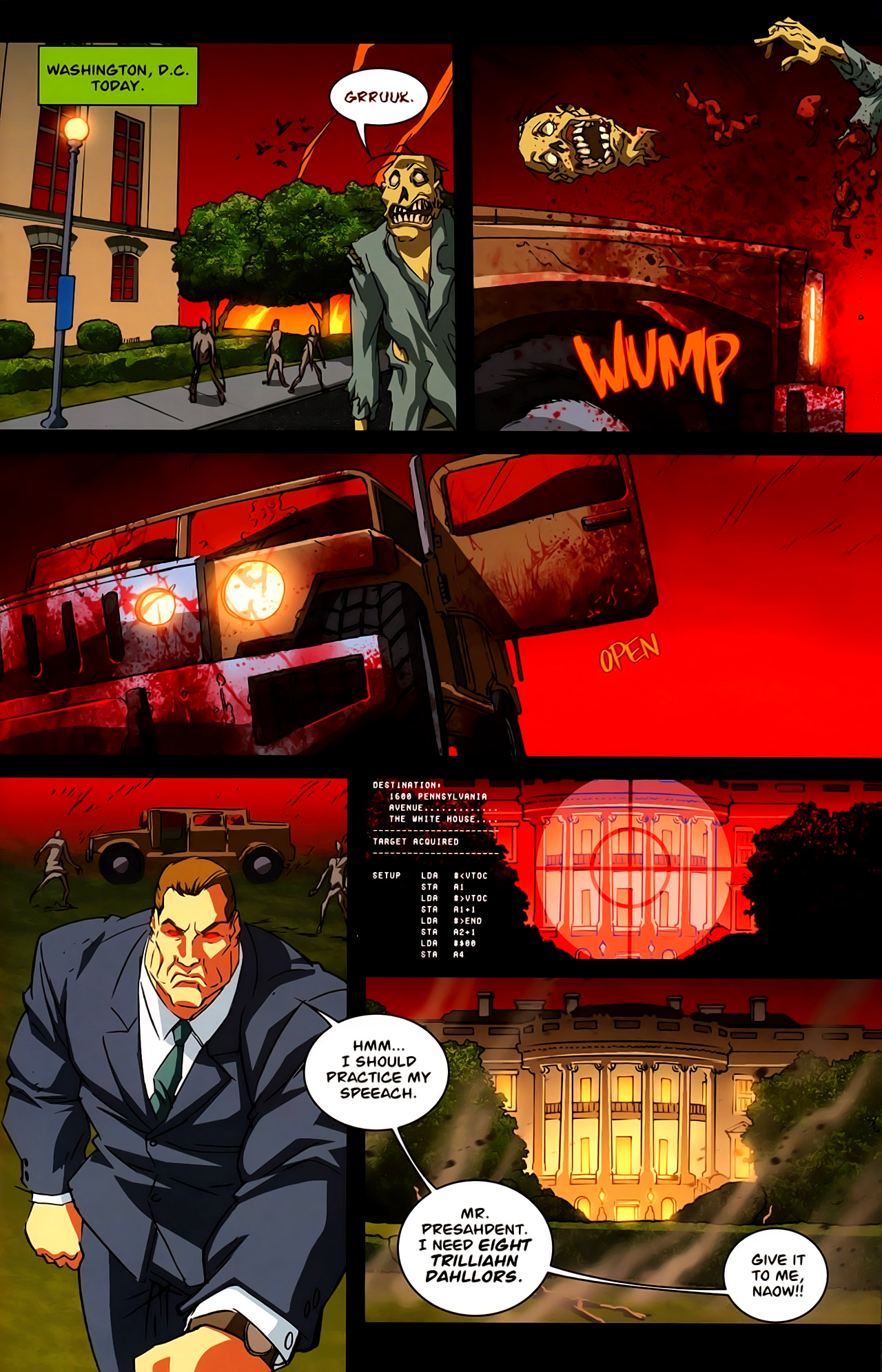 Read online President Evil comic -  Issue #2 - 10