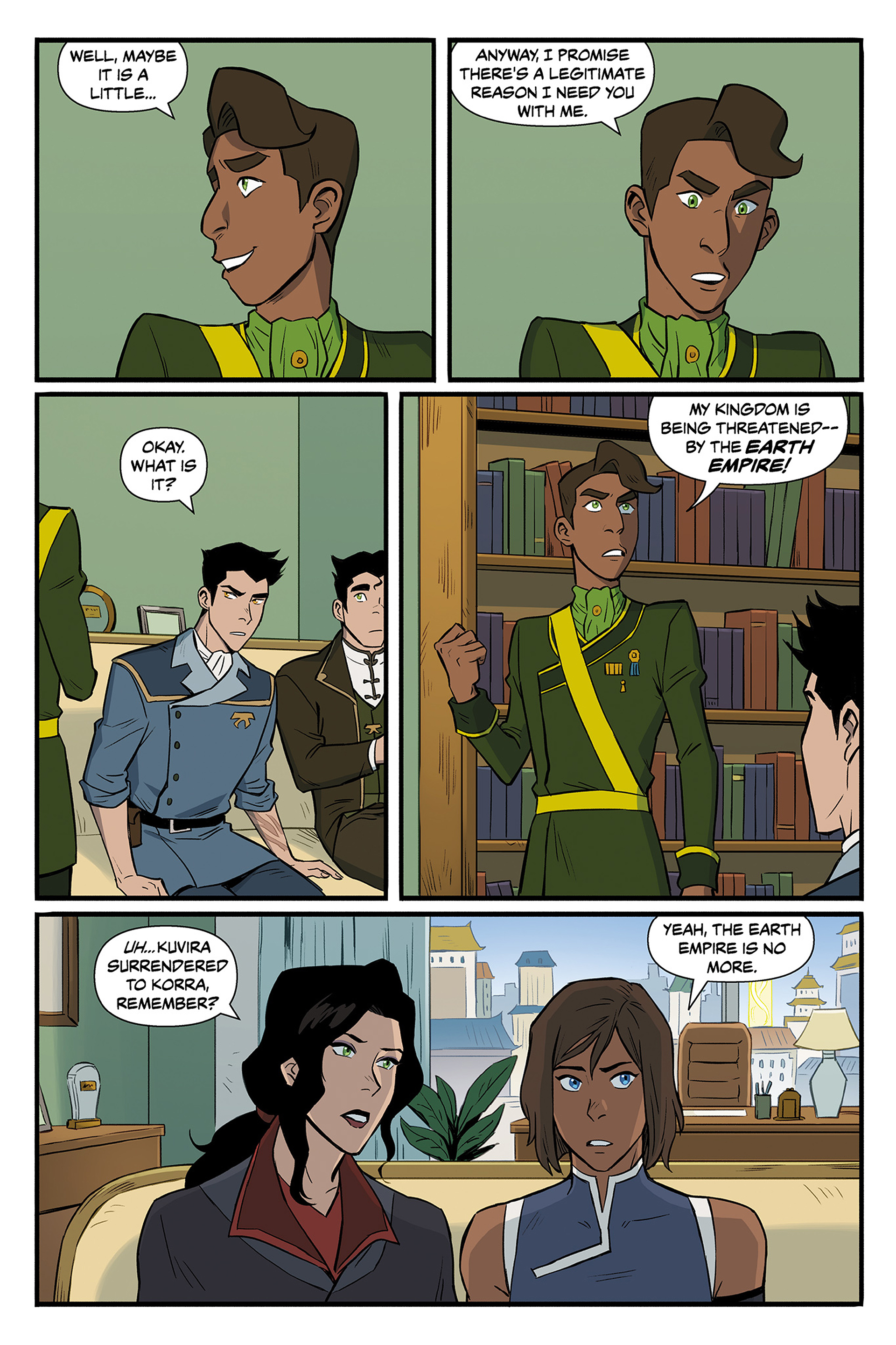 Read online The Legend of Korra: Ruins of the Empire Omnibus comic -  Issue # TPB (Part 1) - 27