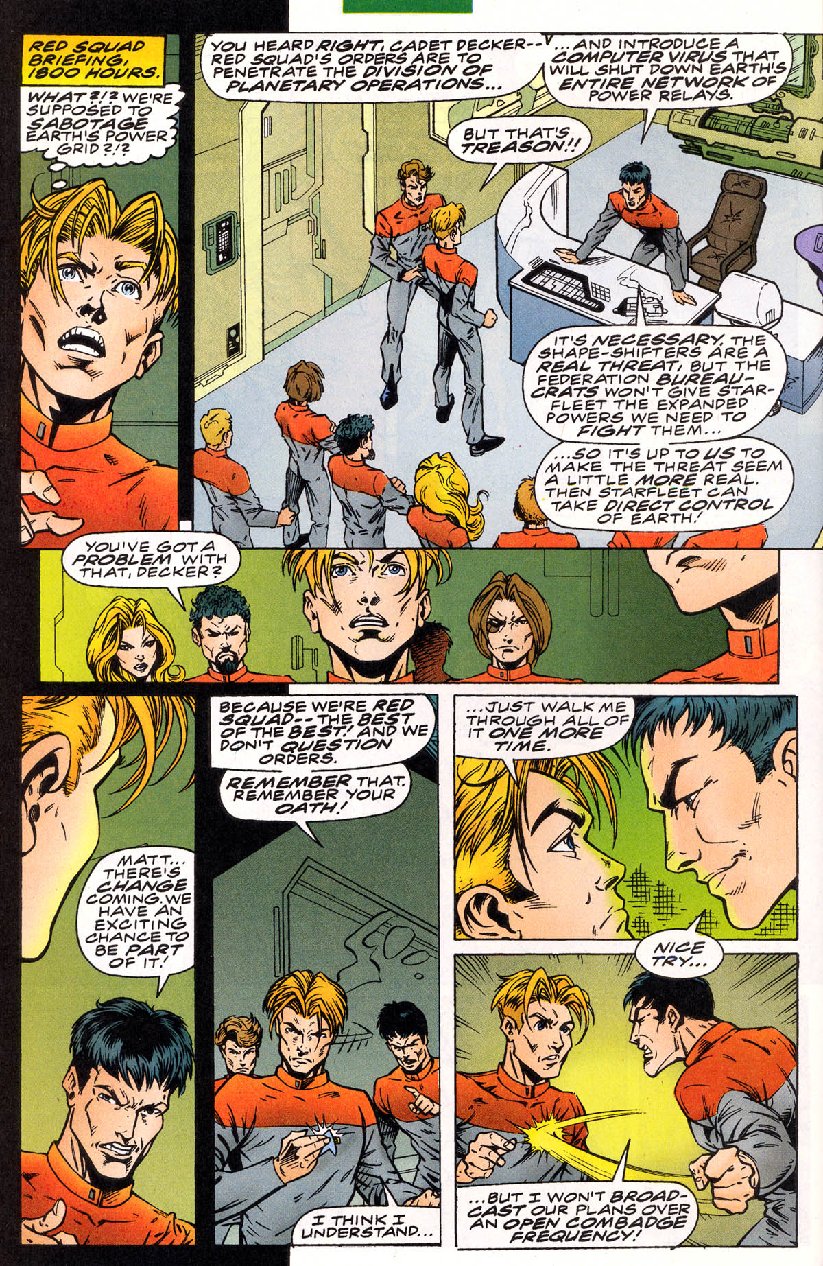 Read online Star Trek: Starfleet Academy (1996) comic -  Issue #3 - 16