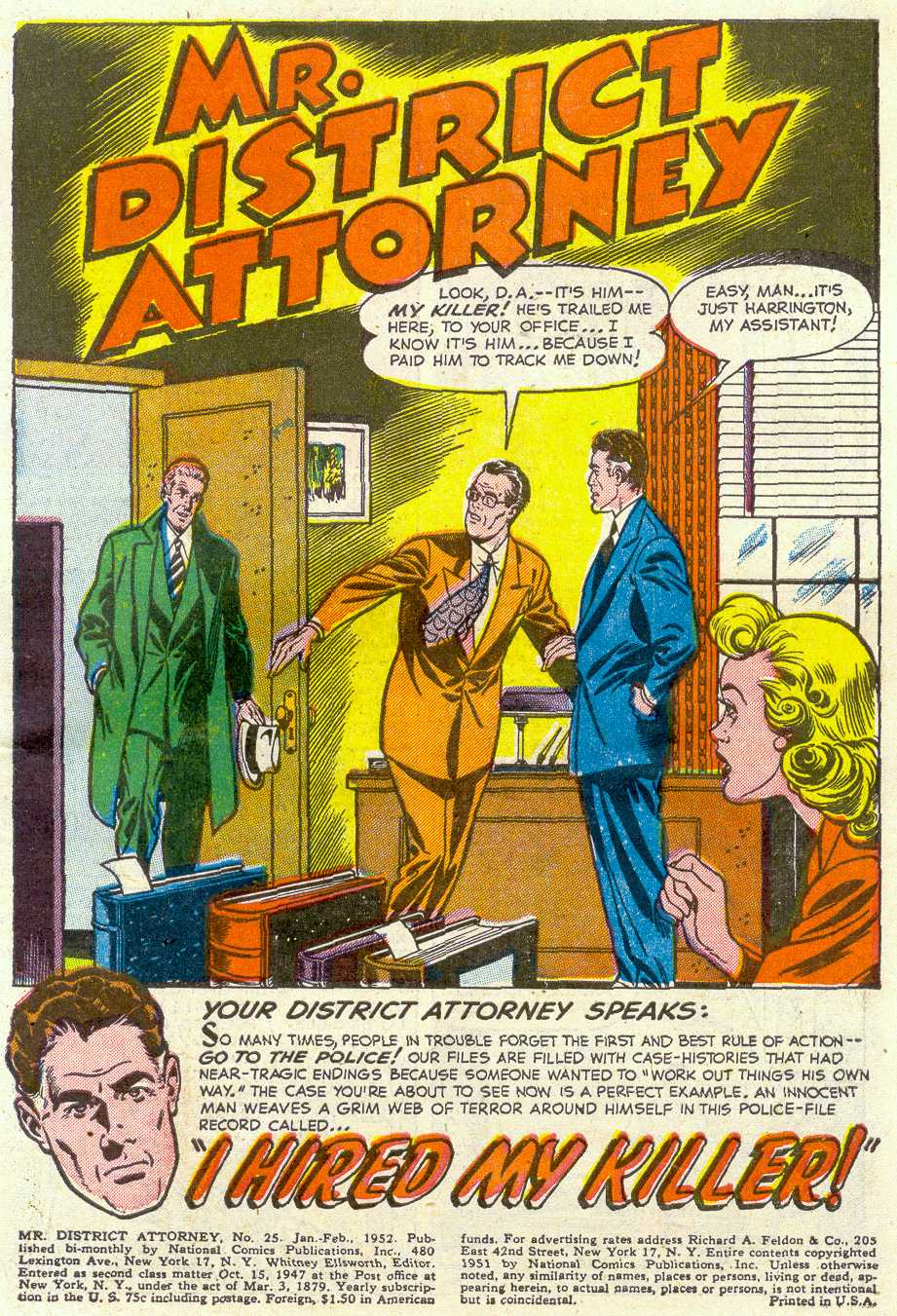 Read online Mr. District Attorney comic -  Issue #25 - 3