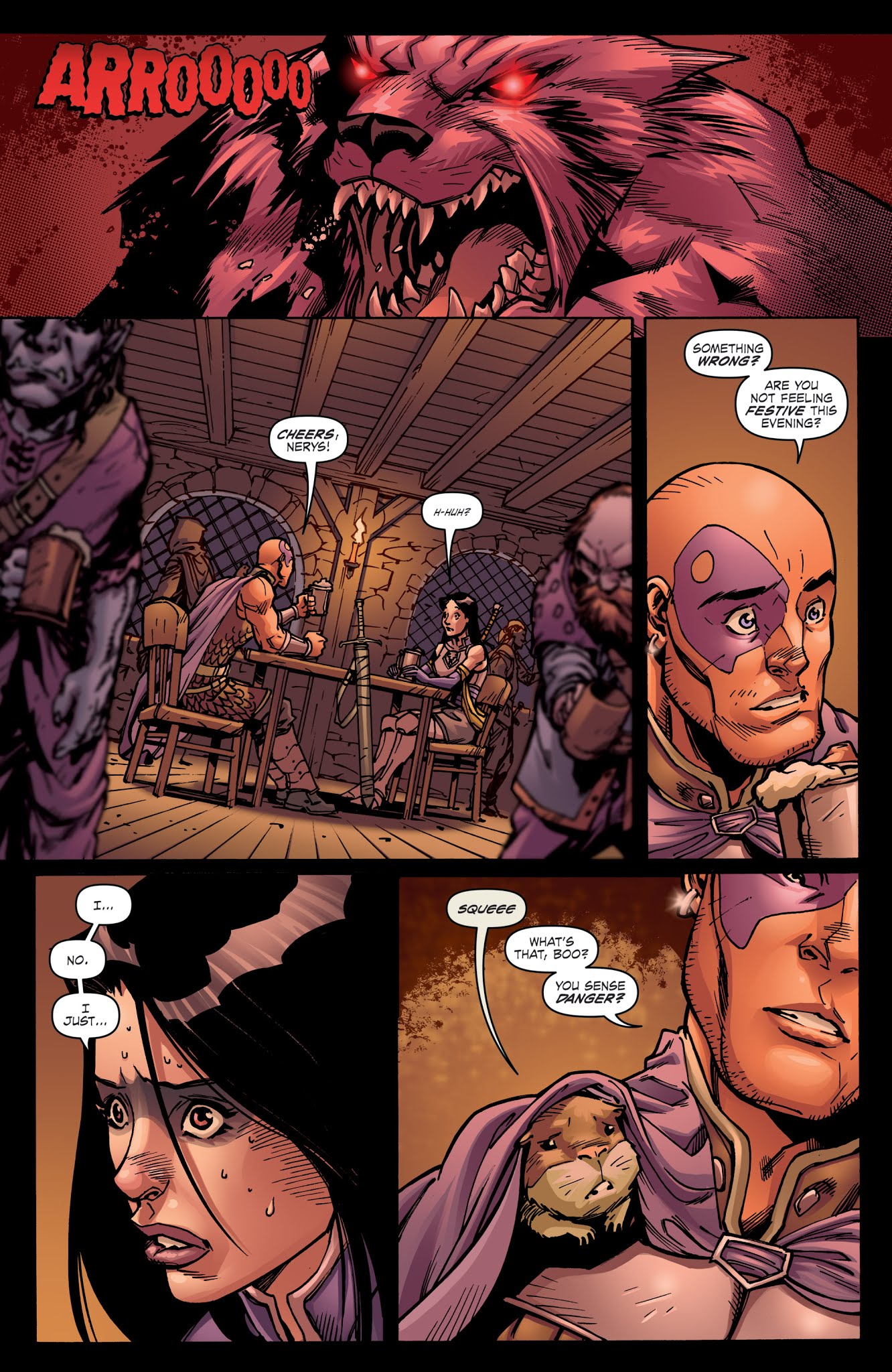 Read online Dungeons & Dragons: Evil At Baldur's Gate comic -  Issue #4 - 4
