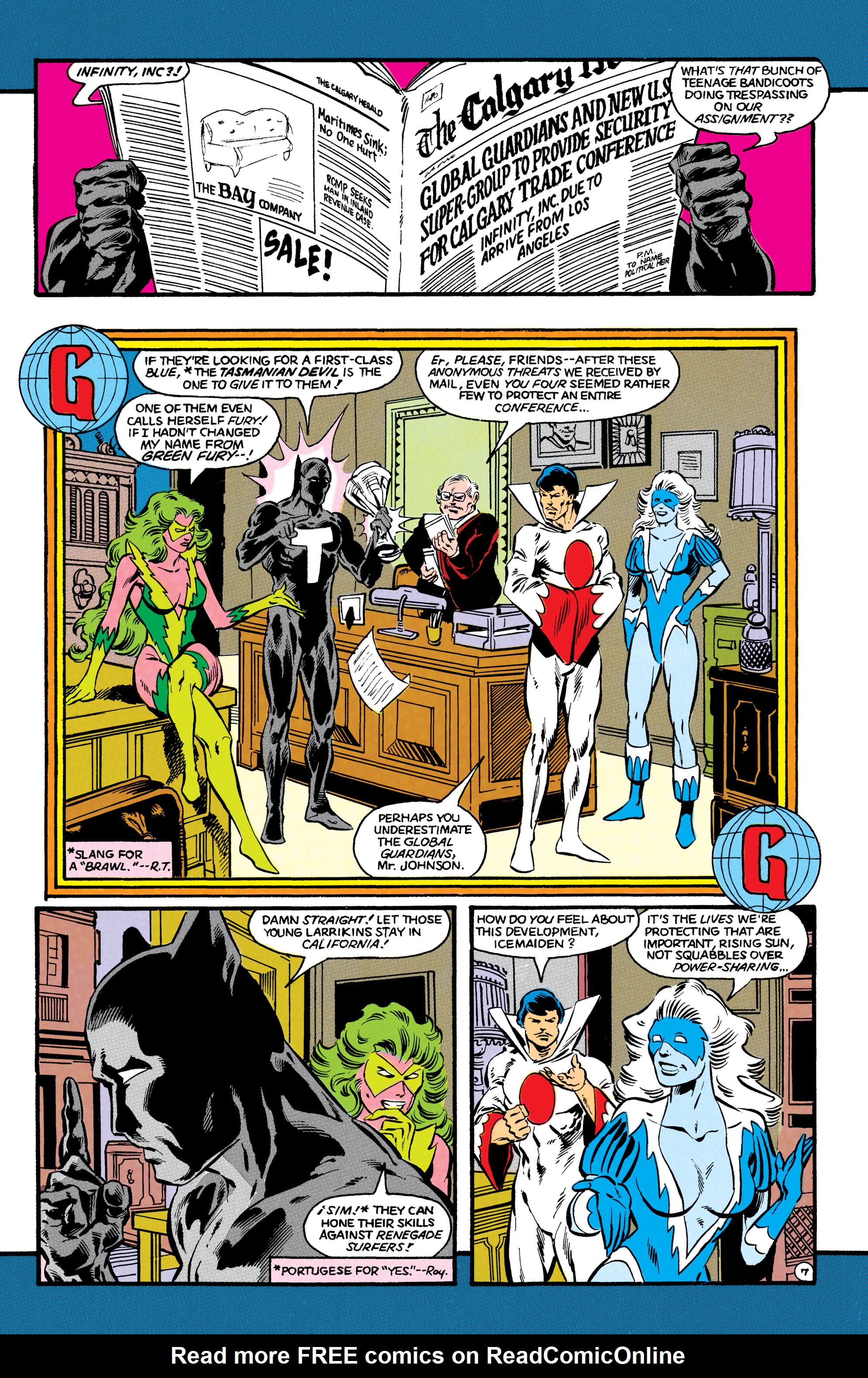 Read online Infinity Inc. (1984) comic -  Issue #32 - 8