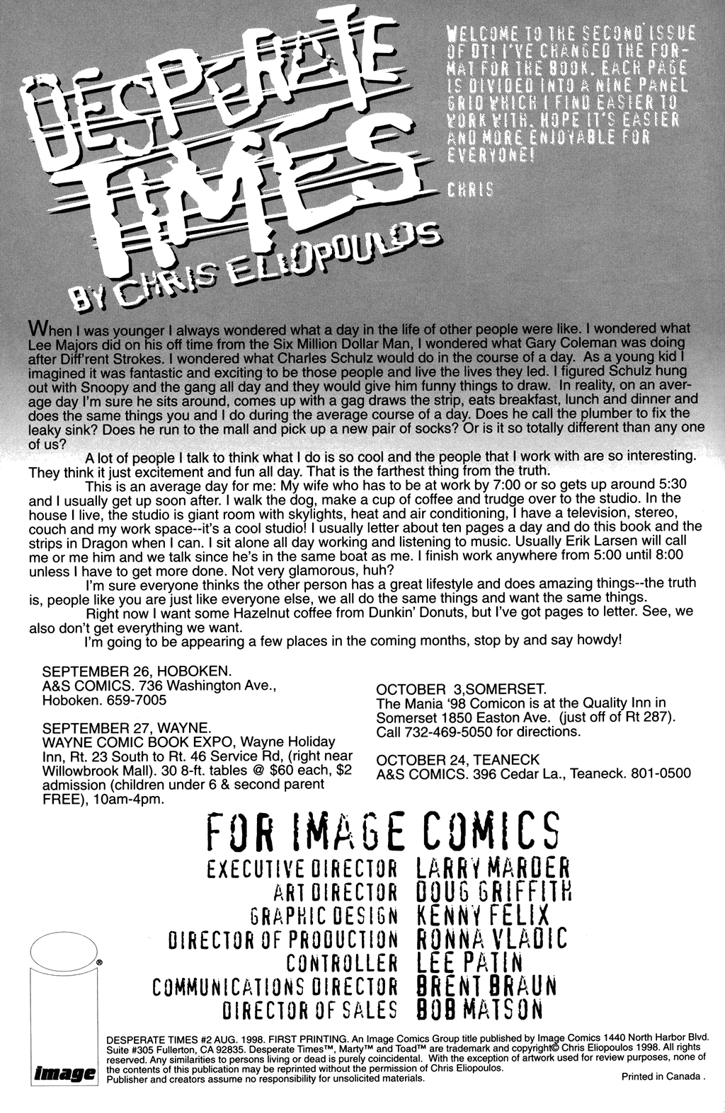 Read online Desperate Times (1998) comic -  Issue #2 - 2