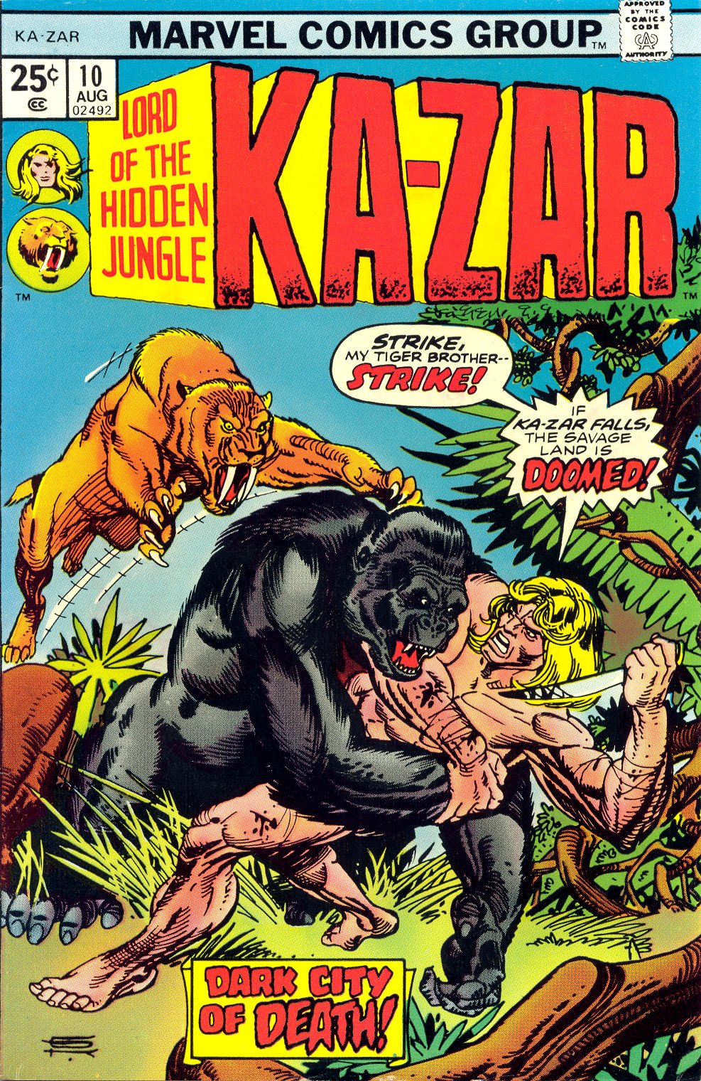 Read online Ka-Zar comic -  Issue #10 - 1