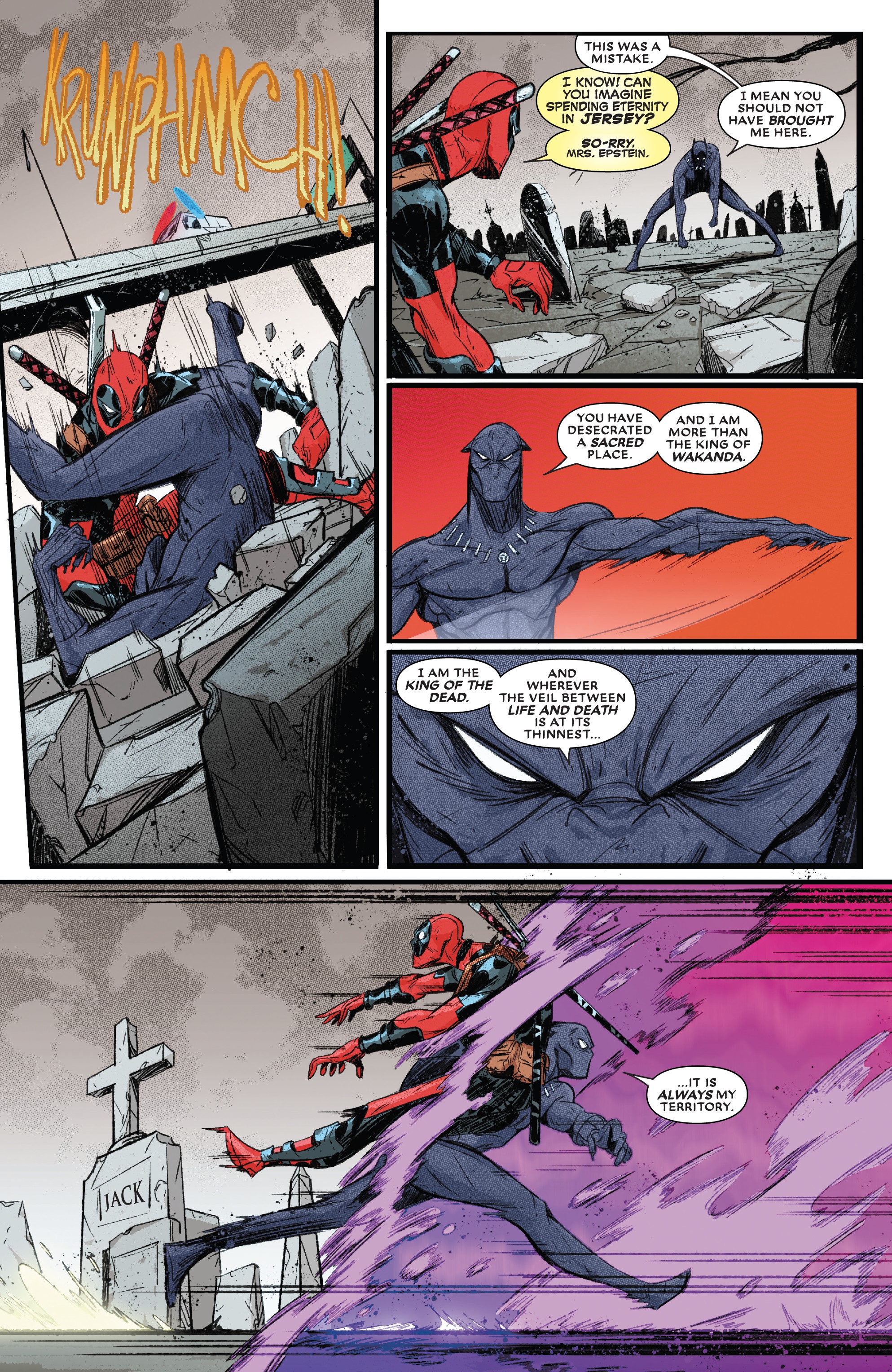 Read online Black Panther vs Deadpool comic -  Issue #5 - 13
