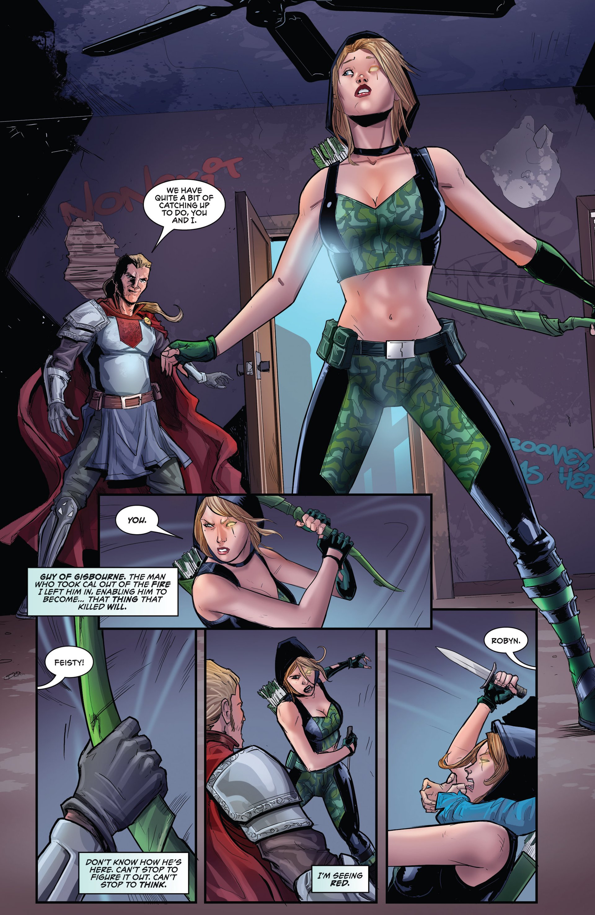 Read online Grimm Fairy Tales presents Robyn Hood: Legend comic -  Issue #1 - 12