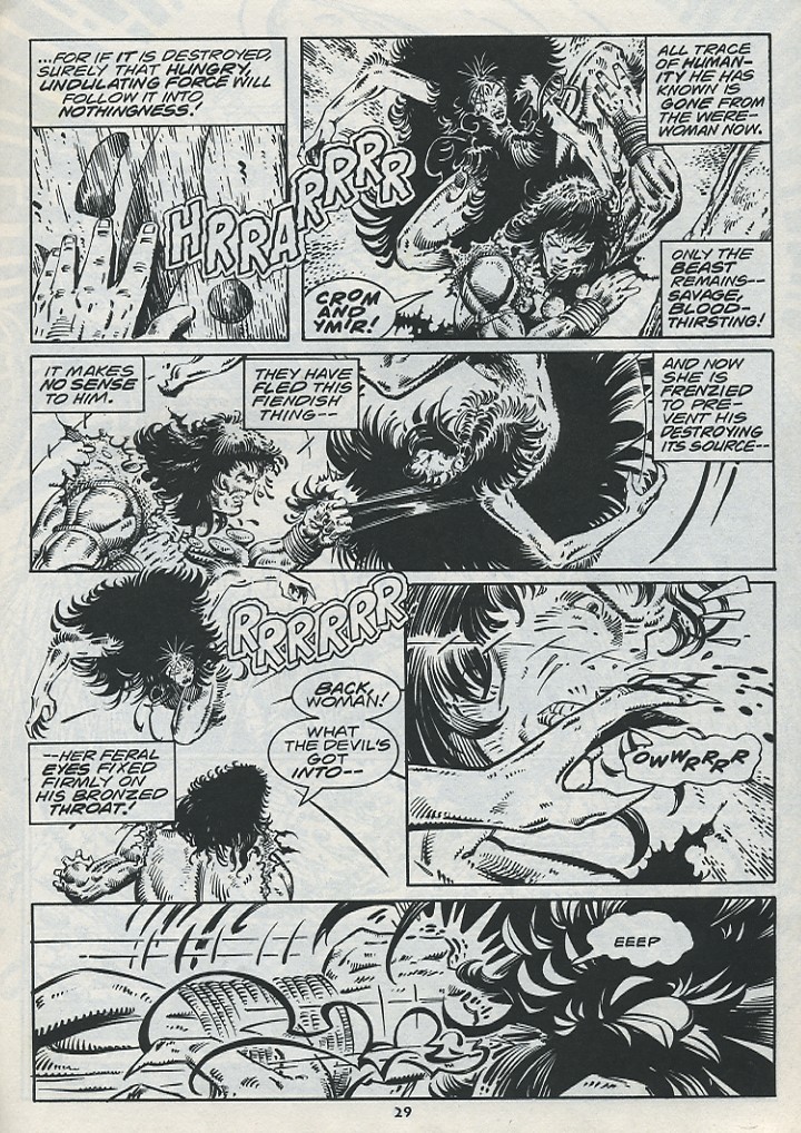 Read online The Savage Sword Of Conan comic -  Issue #221 - 31