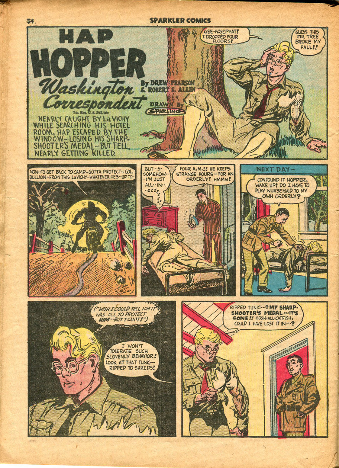 Read online Sparkler Comics comic -  Issue #15 - 56