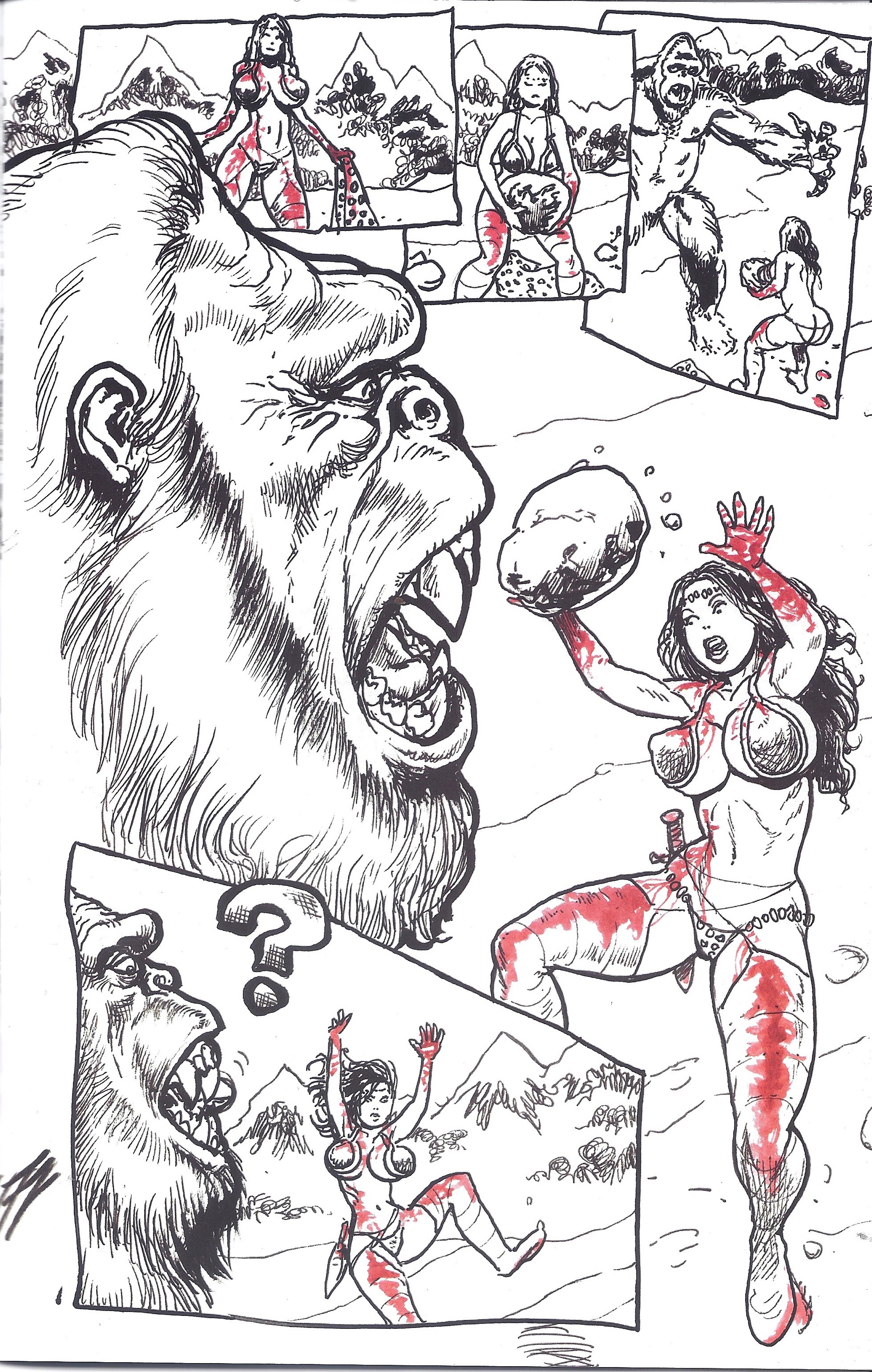 Read online Cavewoman: Freakin' Yetis comic -  Issue # Full - 15