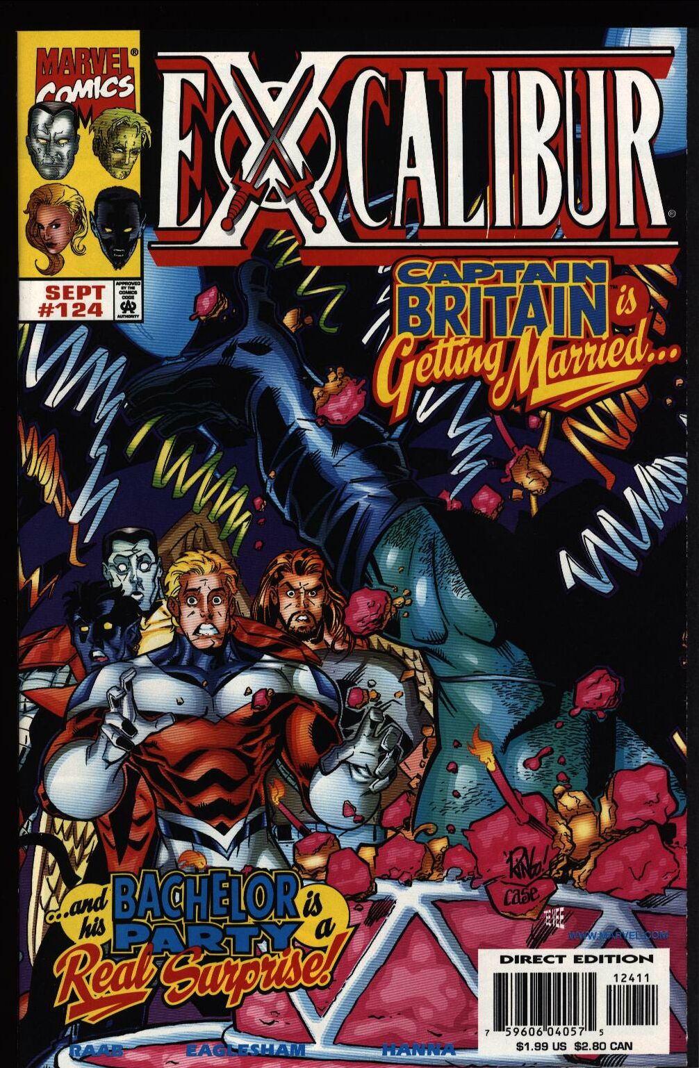 Read online Excalibur (1988) comic -  Issue #124 - 1