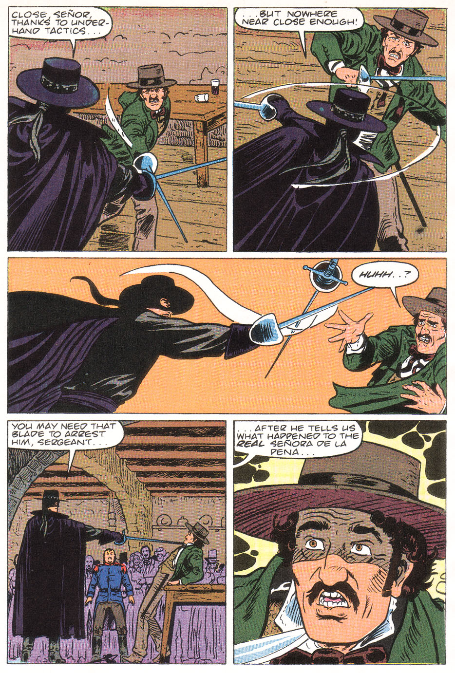 Read online Zorro (1990) comic -  Issue #11 - 28