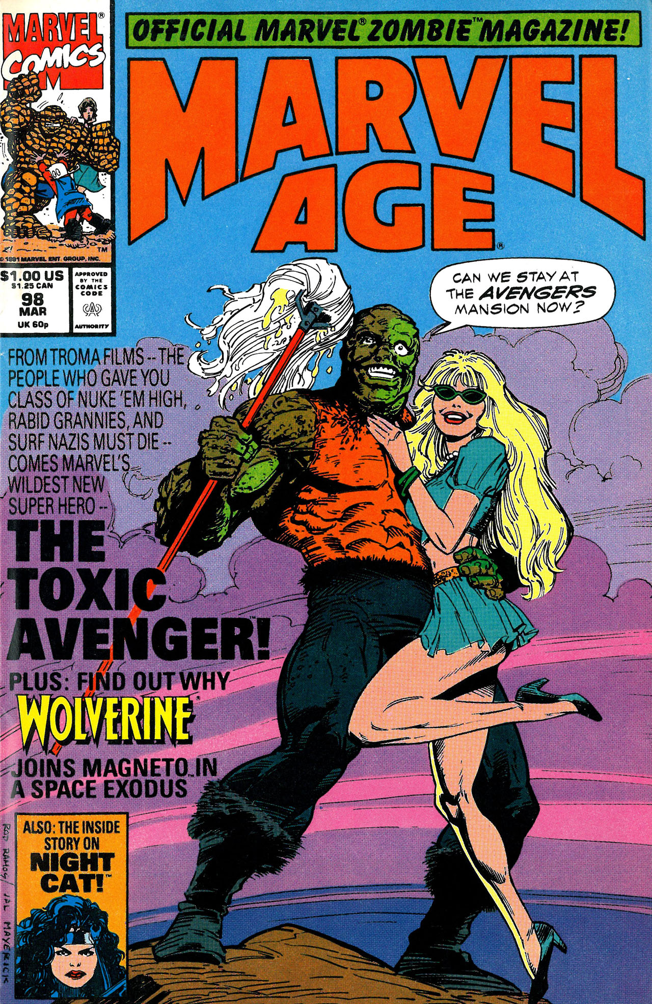 Read online Marvel Age comic -  Issue #98 - 1