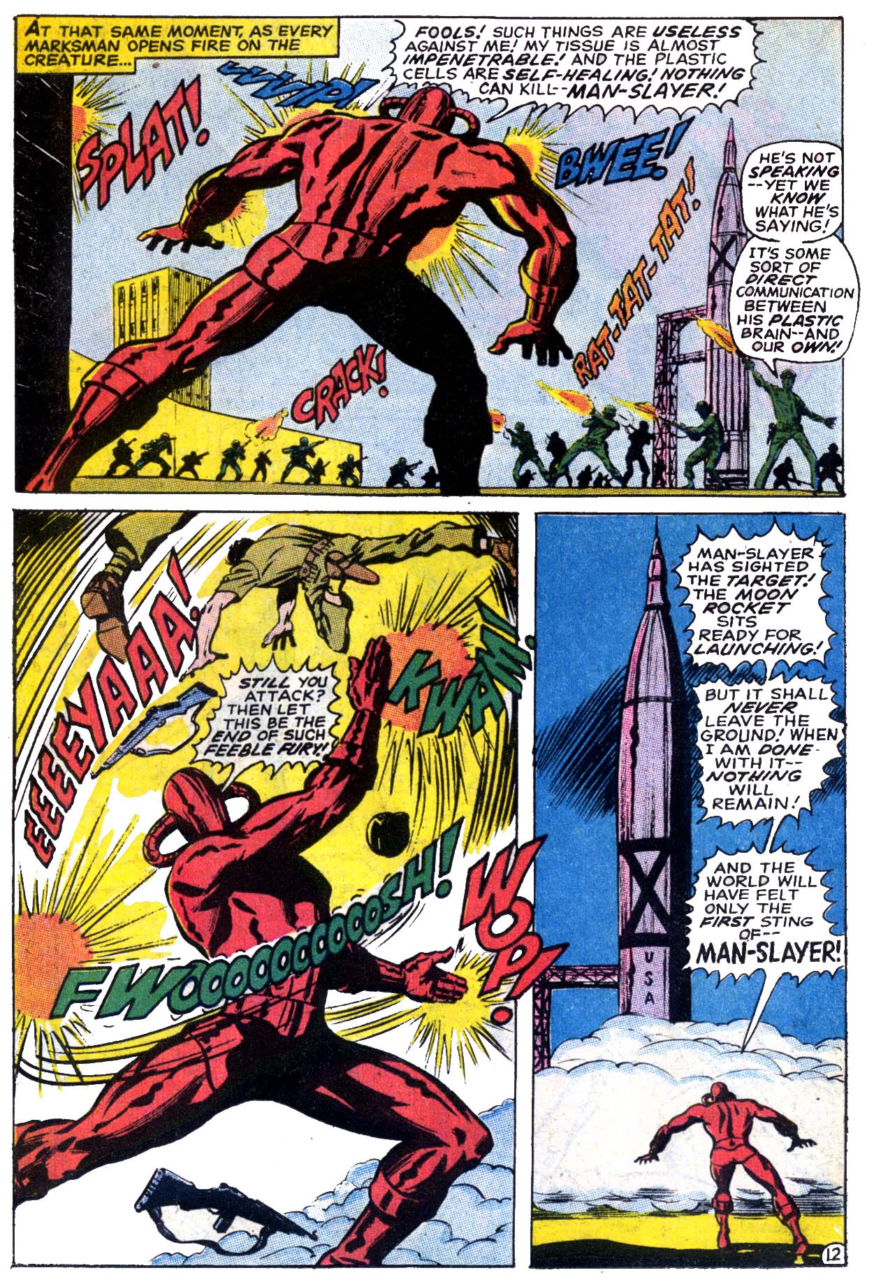 Read online Captain Marvel (1968) comic -  Issue #12 - 13